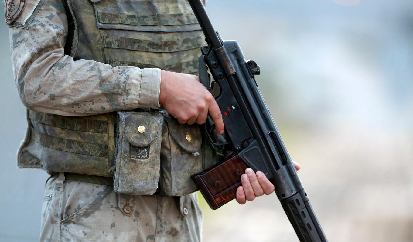 Sex turkiska soldater har dödats i en attack utförd av kurdiska PKK, uppger Turkiets försvarsdepartementet. Arkivbild. Foto: Emrah Gurel/AP/TT