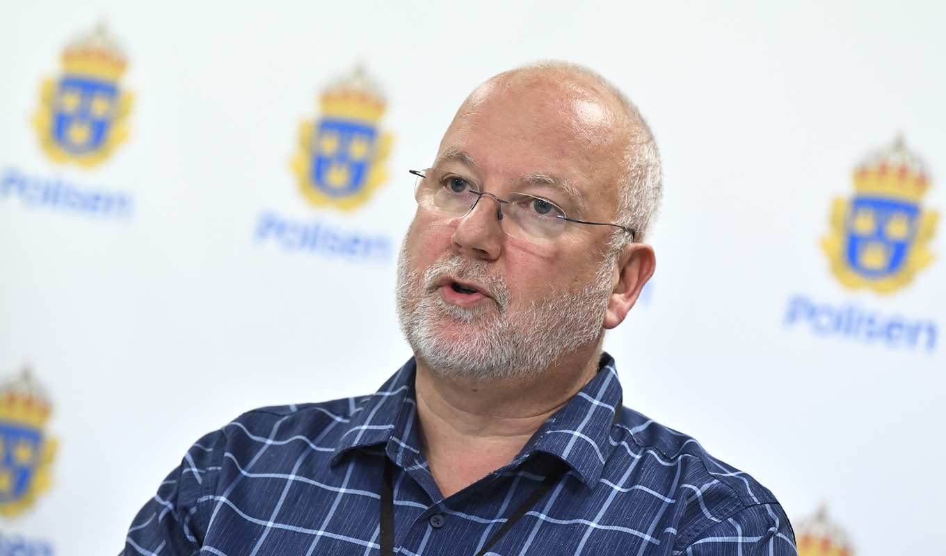 Gunnar Appelgren, kriminalkommissarie vid Södertäljepolisen. Arkivbild. Foto: Claudio Bresciani/TT