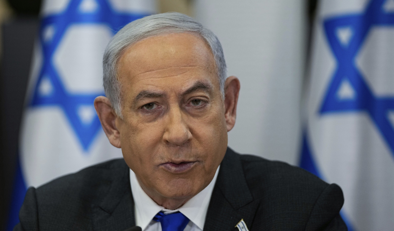Israels premiärminister Benjamin Netanyahu. Arkivbild. Foto: Ohad Zwigenberg/AP/TT