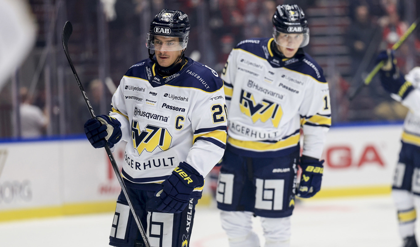 HV71:s André Petersson var tillbaka i spel. Arkivbild. Foto: Andreas Hillergren/TT