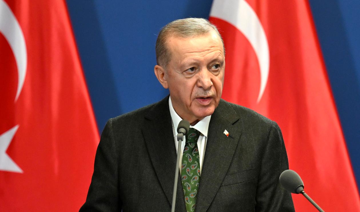 Turkiets president Recep Tayyip Erdogan. Arkivbild. Foto: Denes Erdos/AP/TT
