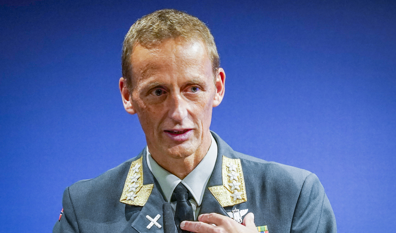 Norges försvarschef Eirik Kristoffersen. Arkivbild. Foto: Lise Åserud/NTB/TT