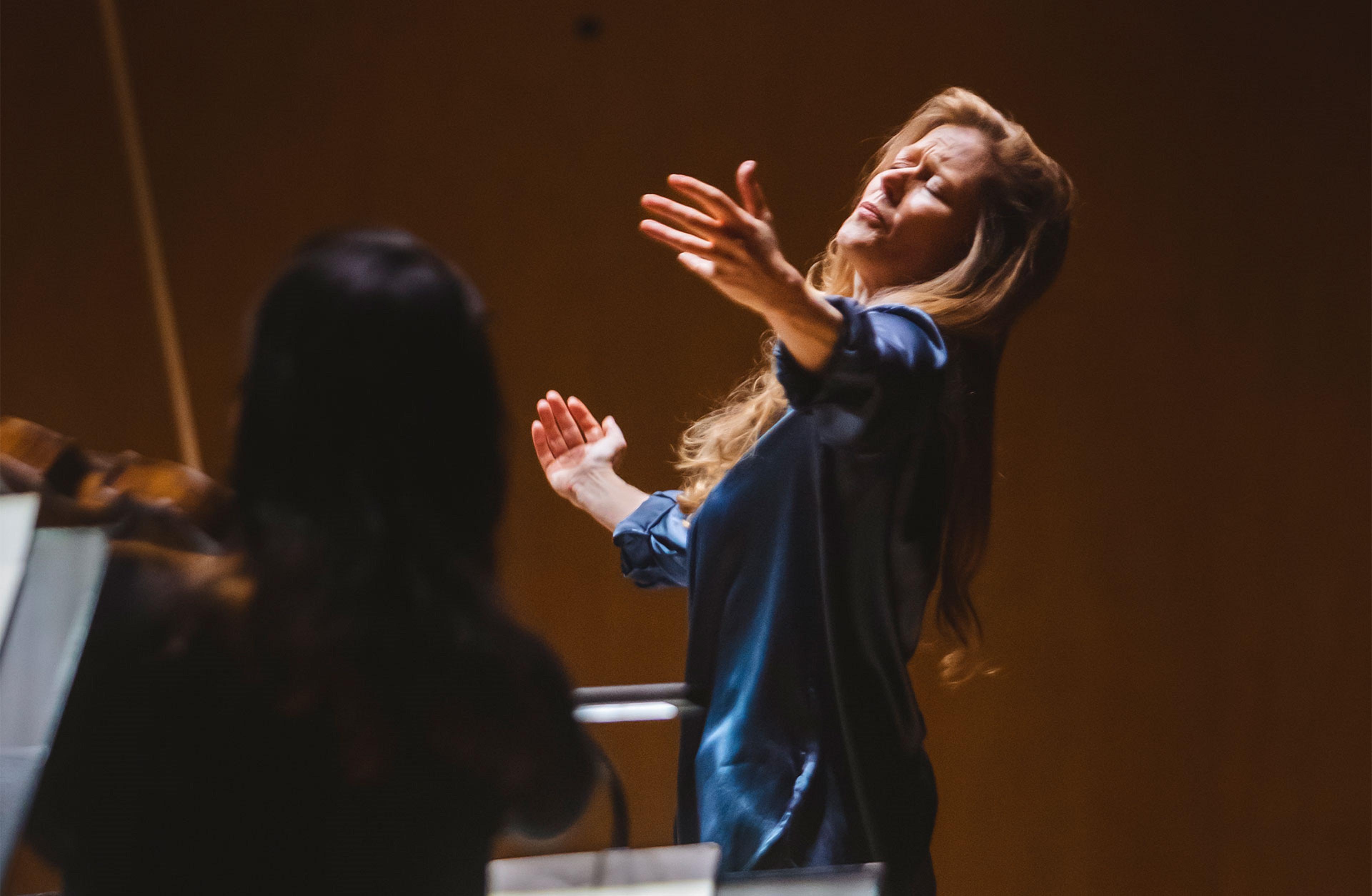 2018 vann Barbara Hannigan Kungliga musikaliska akademiens Rolf Schock-pris. Foto: Pressbild