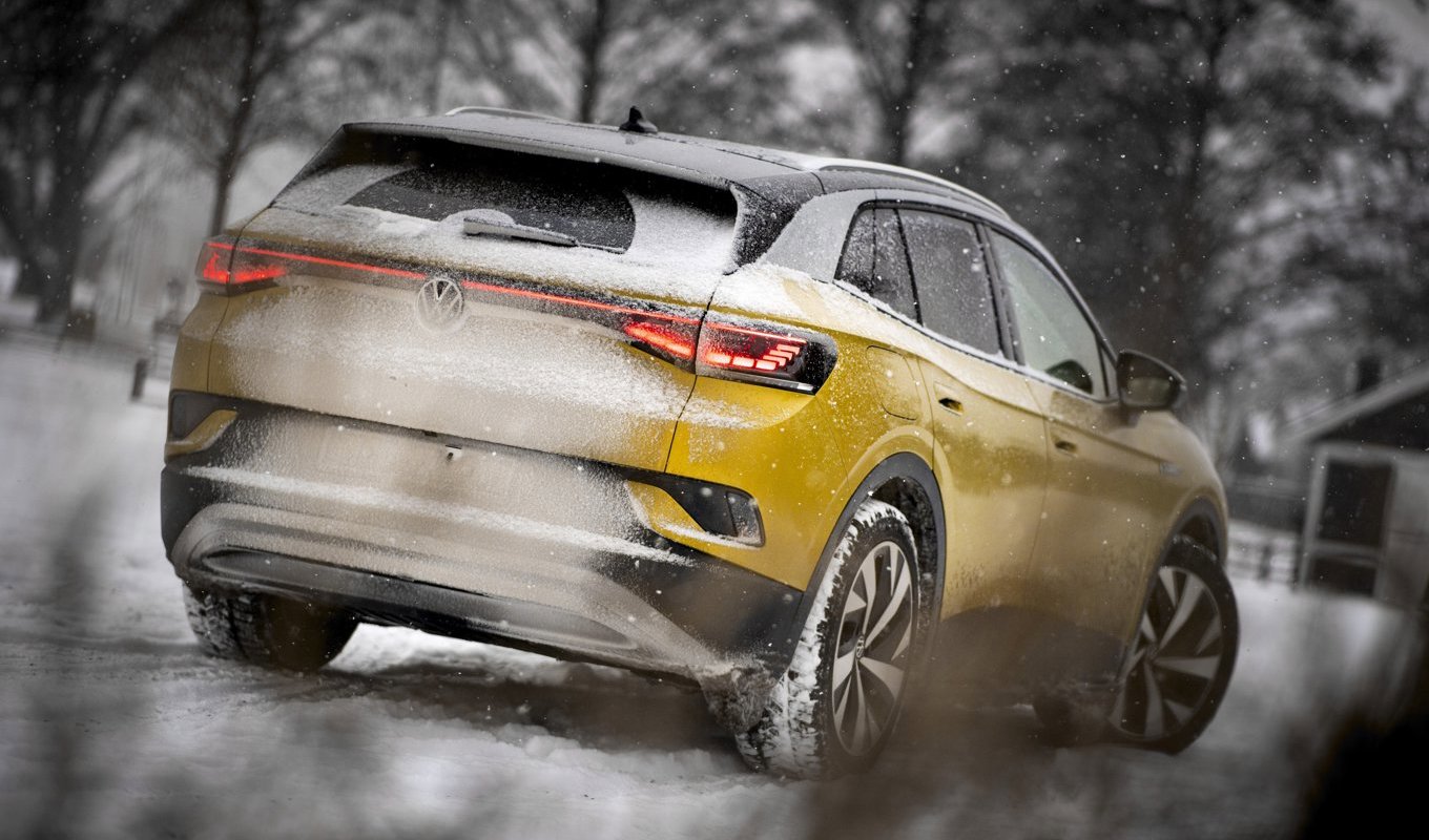Volkswagens elbil iD4. Arkivbild. Foto: Pontus Lundahl/TT