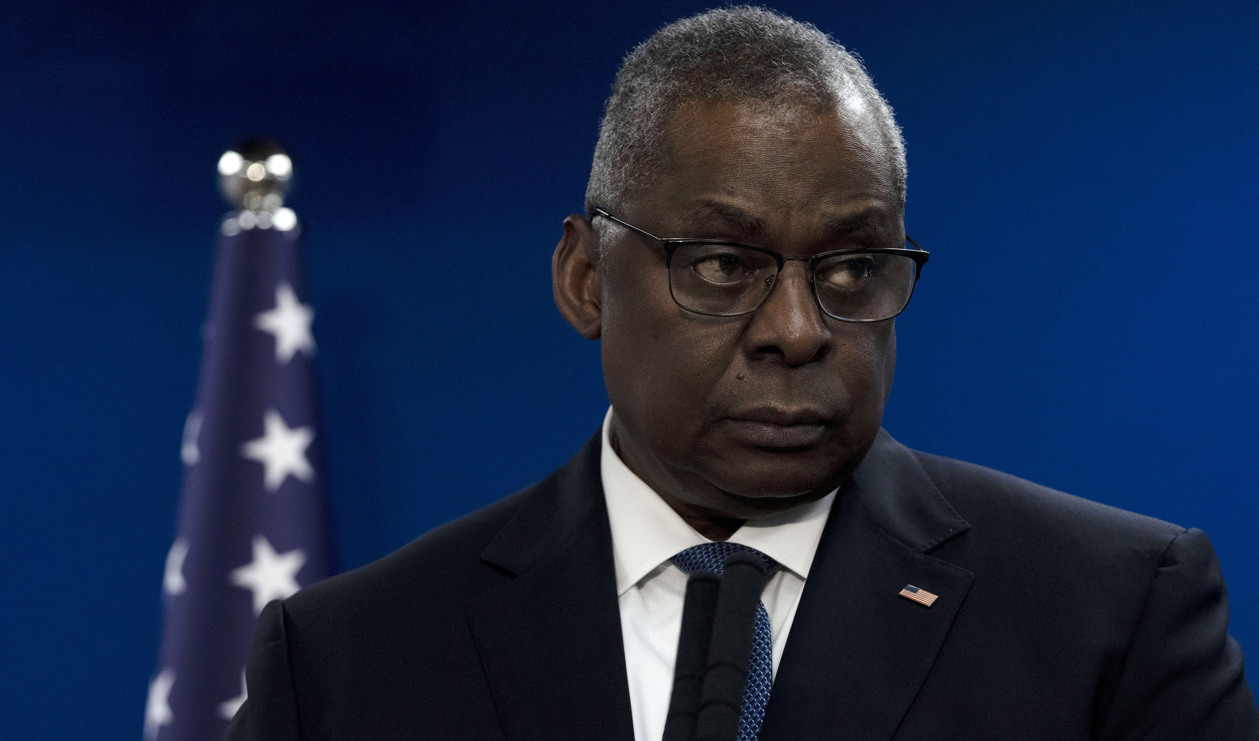 USA:s försvarsminister Lloyd Austin i Tel Aviv, Israel den 28 december. Arkivbild. Foto: Maya Alleruzzo/AP/TT