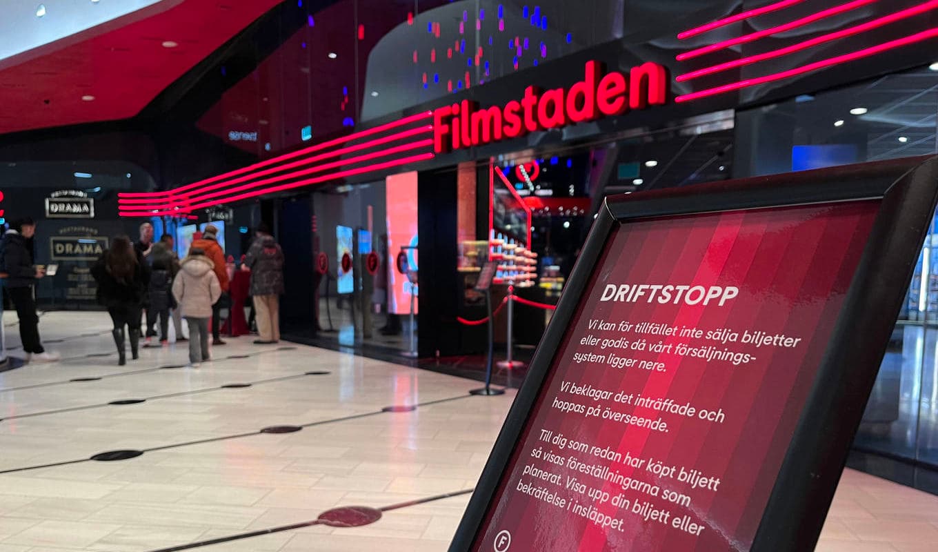 Filmstaden är ett av de företag som drabbats av attacken. Foto: Marianne Ahlenius/TT