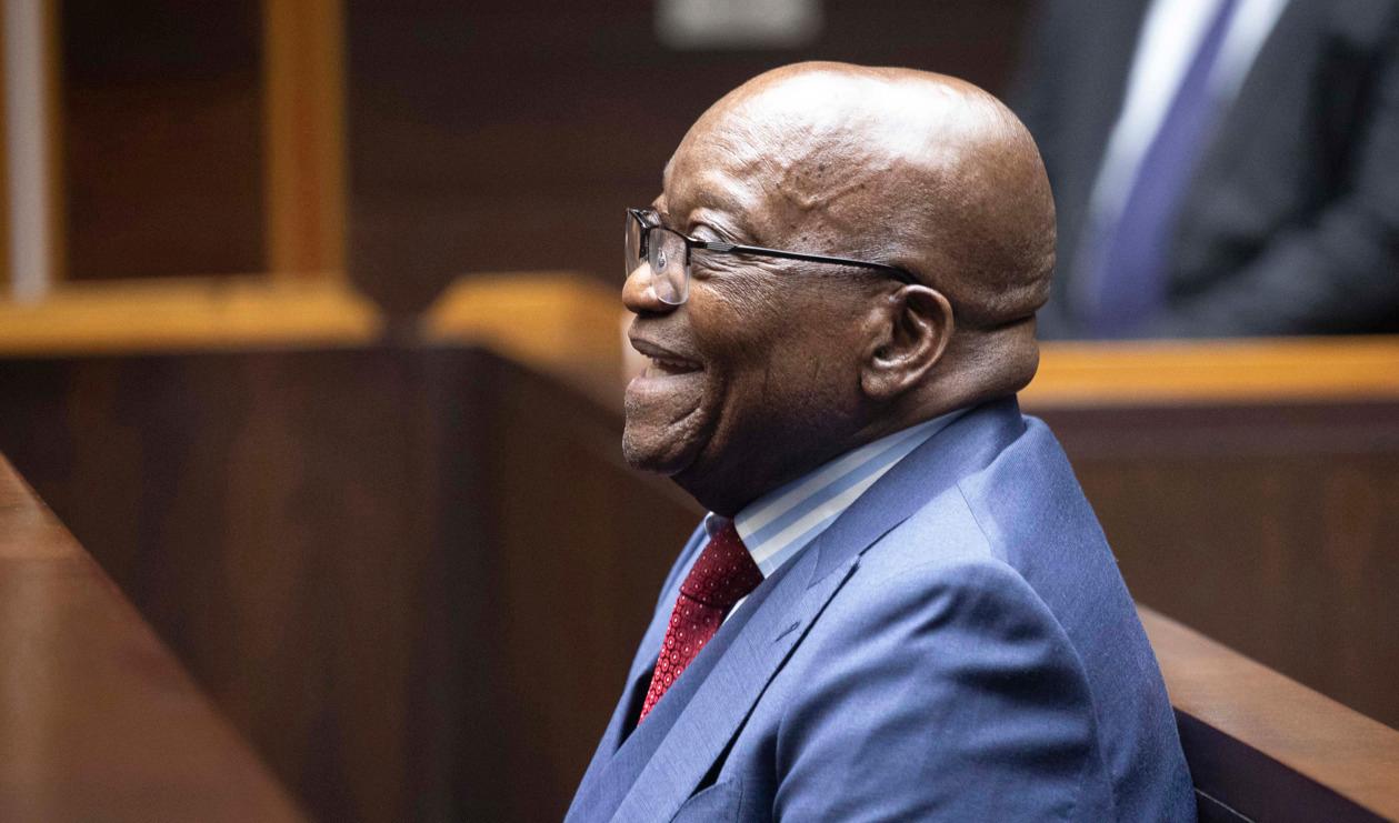 Sydafrikas tidigare president Jacob Zuma har uteslutits ur det regerande partiet ANC. Arkivbild. Foto: Kim Ludbrook/AP/TT