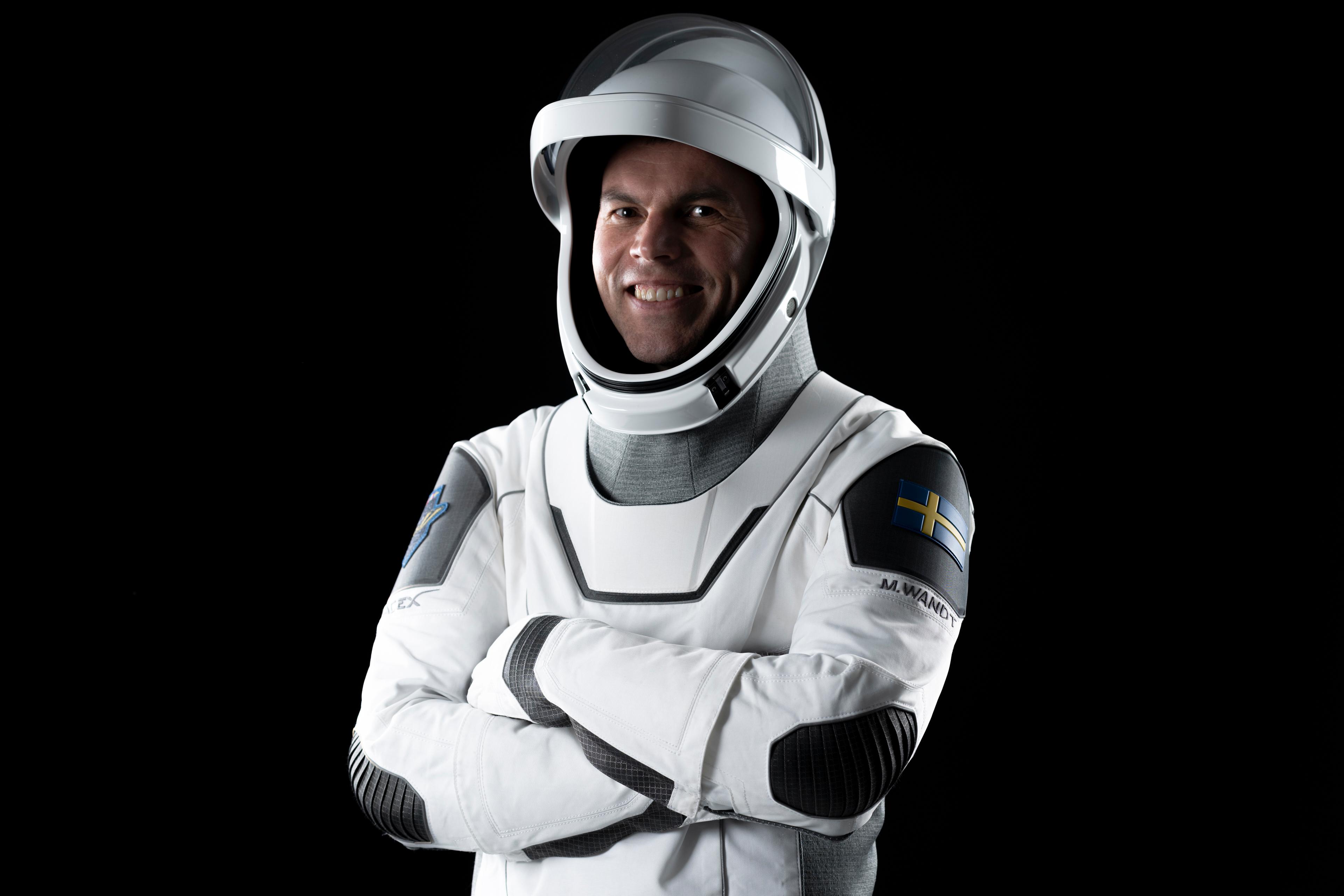 Astronauten Marcus Wandt. Foto: Spacex/Axiom