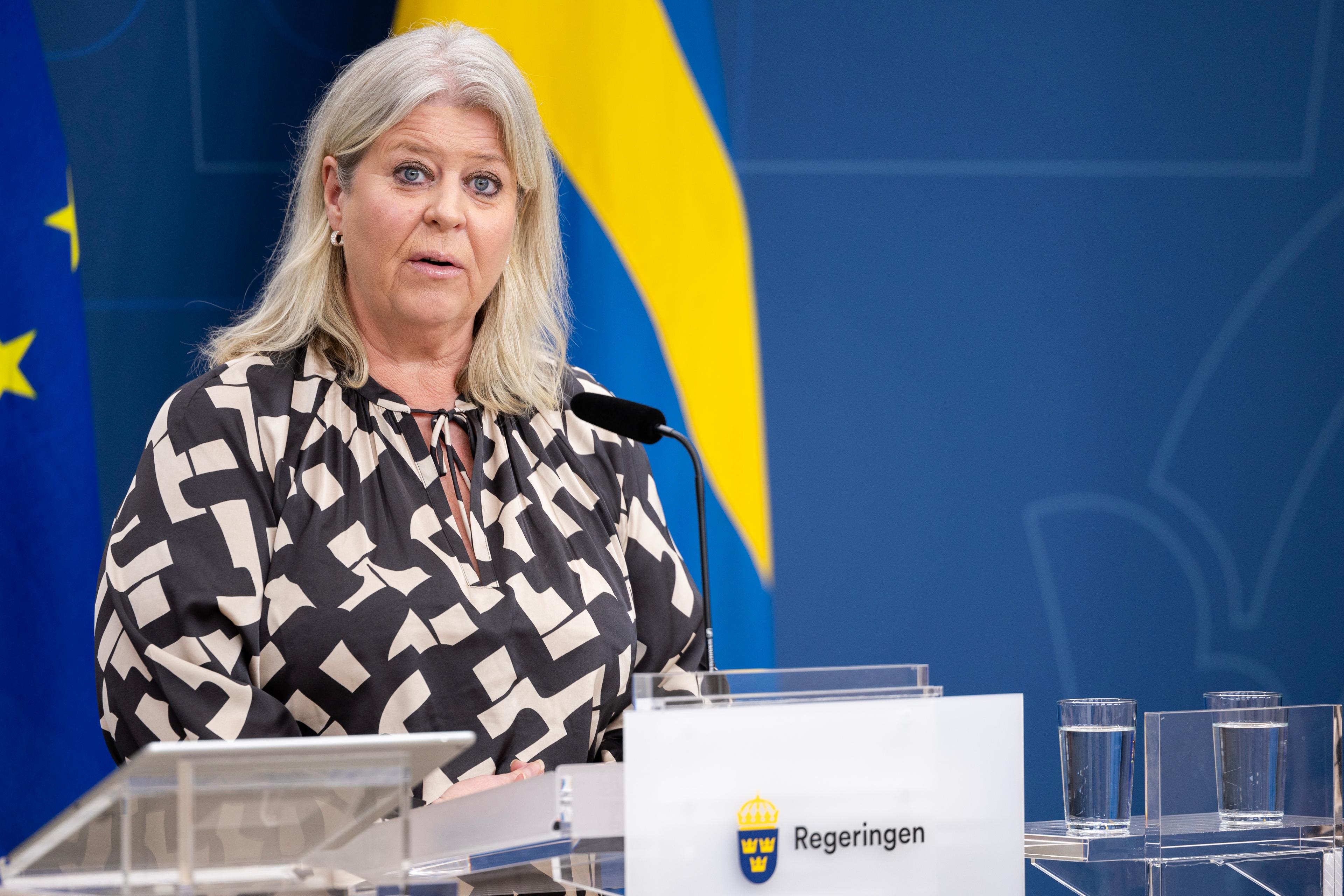 Socialtjänstminister Camilla Waltersson Grönvall. Foto: Ninni Andersson/Regeringskansliet