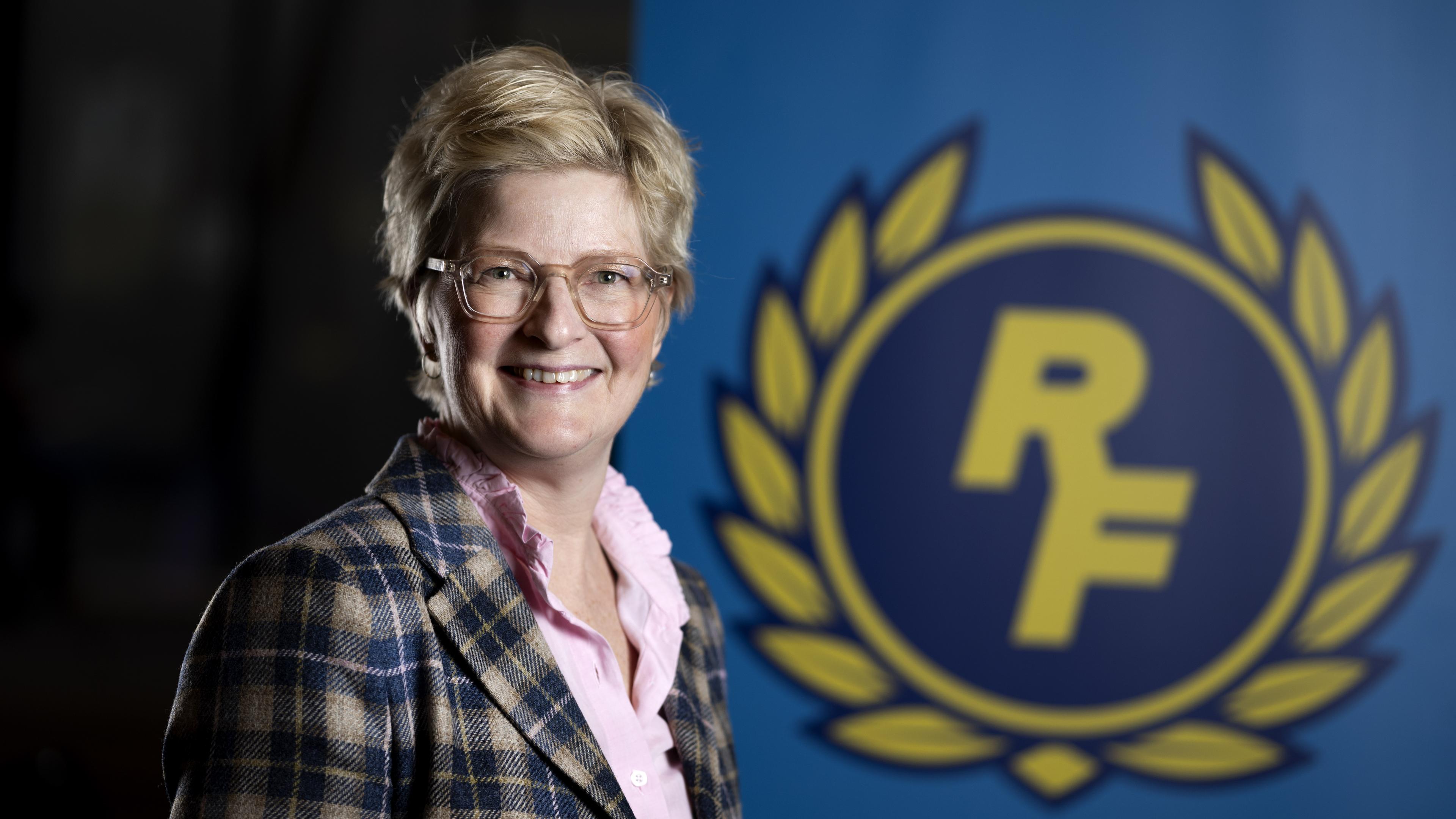 Anna Iwarsson är RF:s andra kvinnliga ordförande efter Karin Mattsson som satt 2005–2015. Foto: Pontus Lundahl/TT