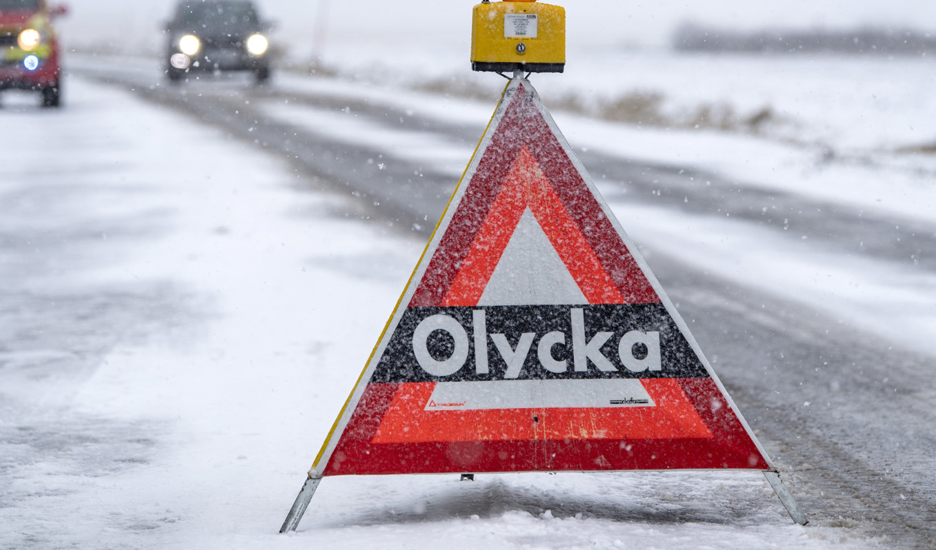 En buss med 75 passagerare har halkat av riksväg 62 i Torsby kommun nära norska gränsen. Arkivbild Foto: Johan Nilsson/TT