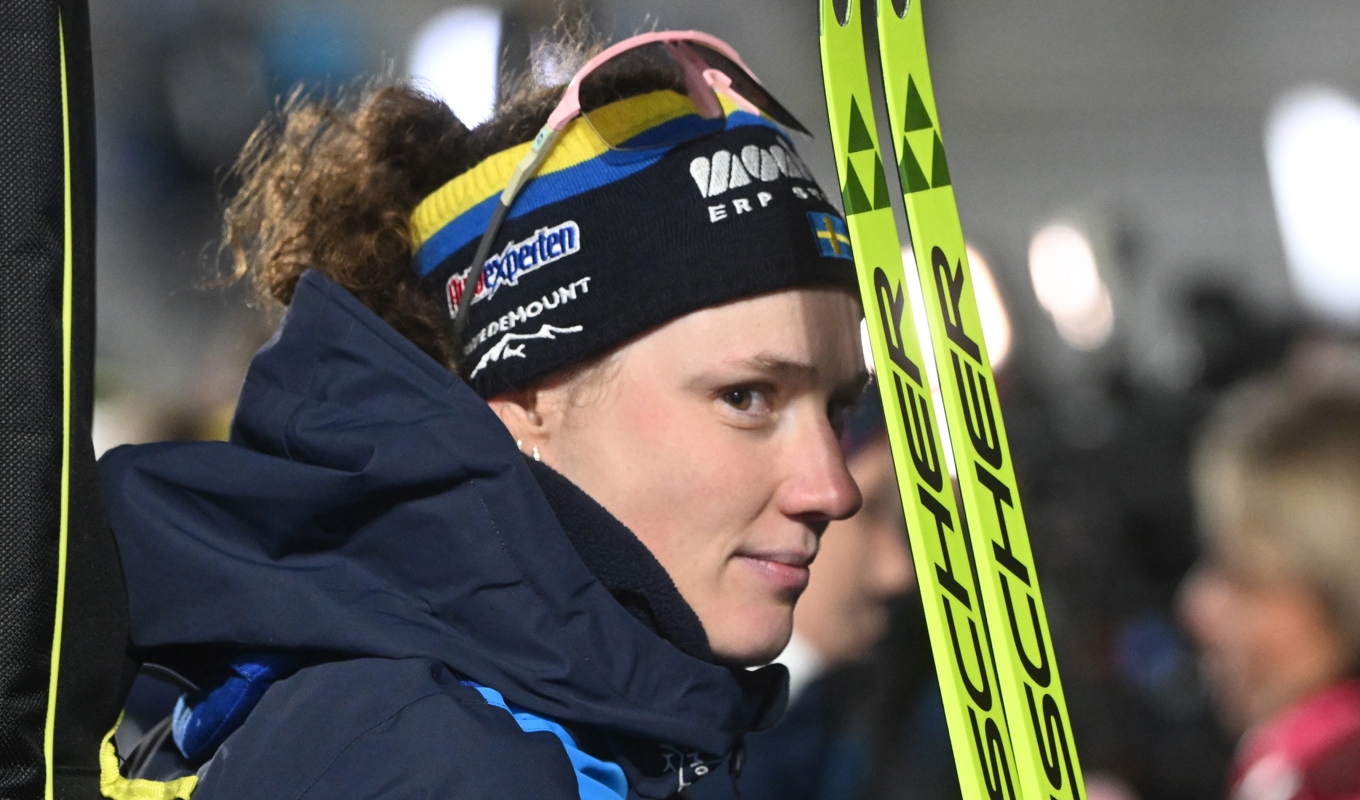 Hanna Öberg sköt bort sig. Foto: Fredrik Sandberg/TT