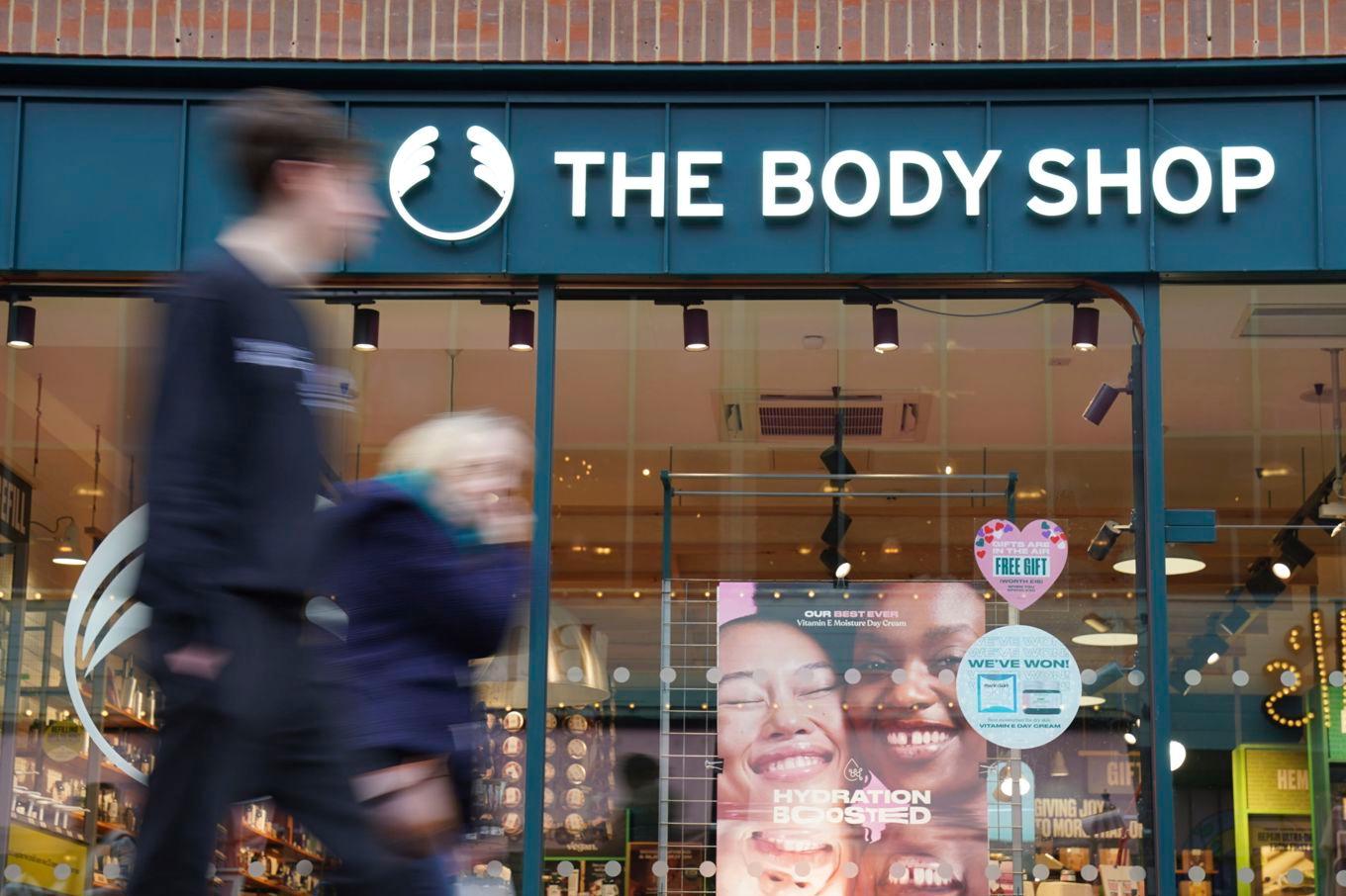 En av butikerna tillhörande kedjan The Body Shop. Arkivbild. Foto: Gareth Fuller/AP/TT
