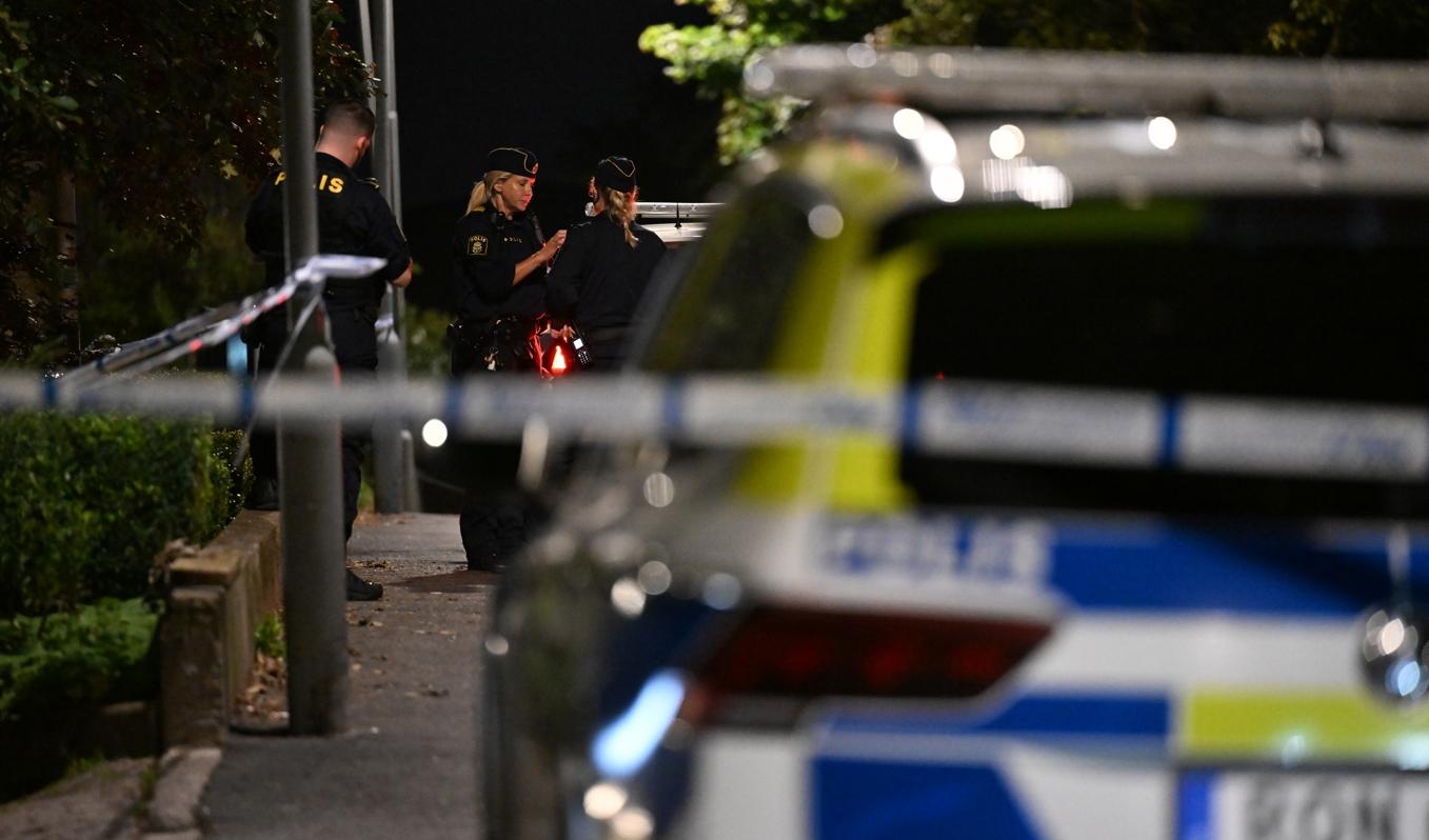 Tre personer har dömts efter en skottlossning i Västra Frölunda förra året. Arkivbild. Foto: Björn Larsson Rosvall/TT