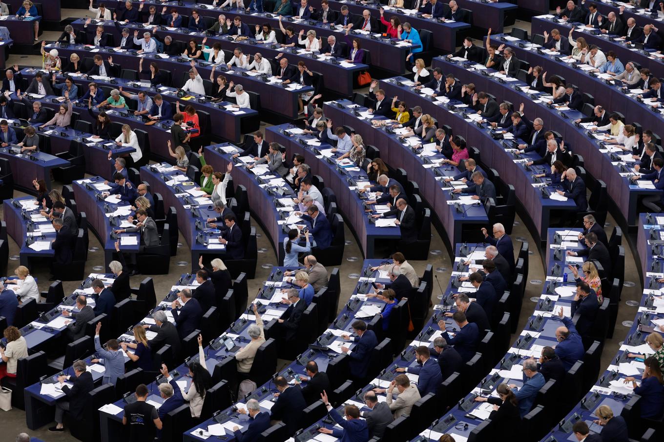 EU-parlamentets ledamöter i Strasbourg. Arkivfoto. Foto: Jean-Francois Badias/AP/TT