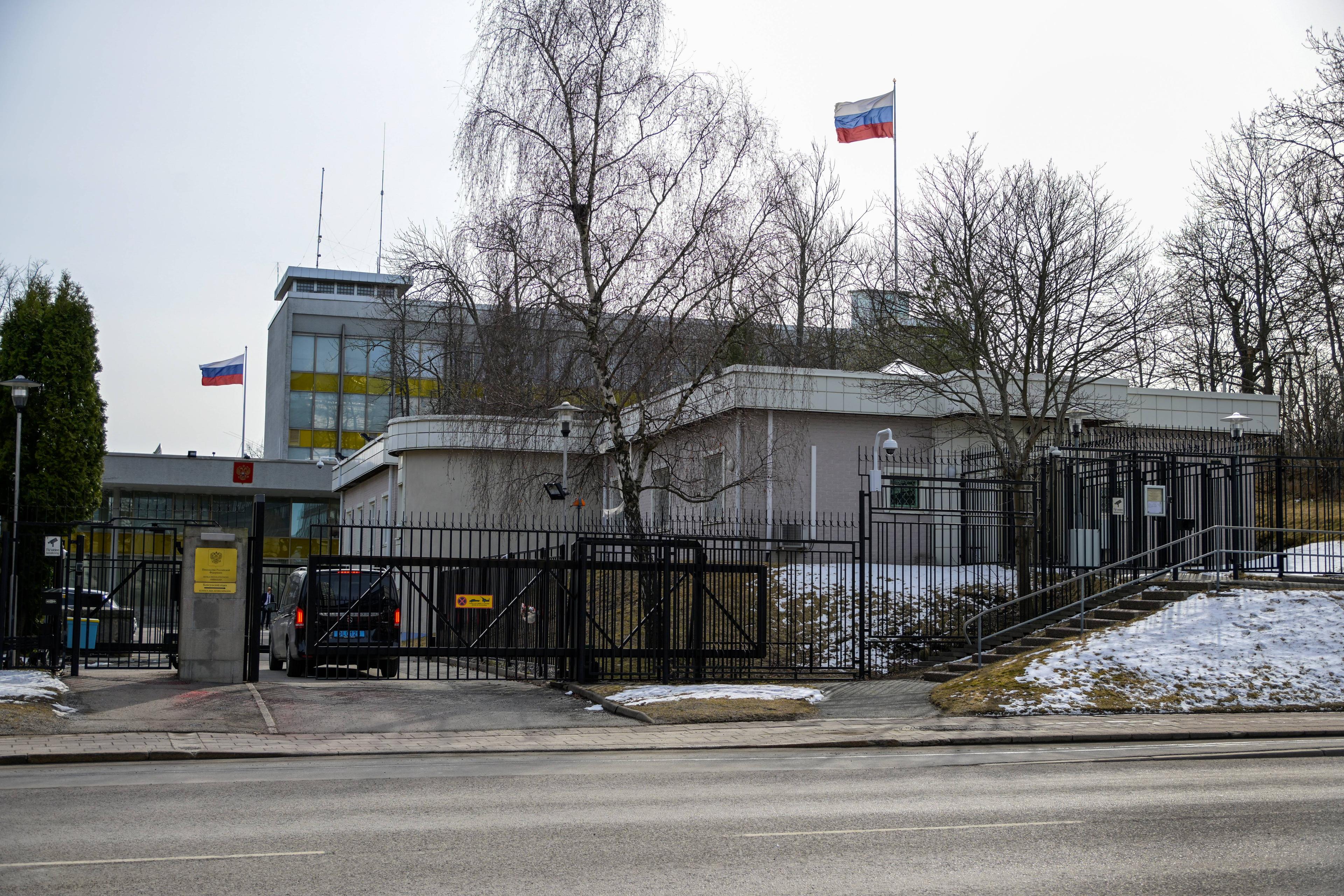Ryska ambassaden i Stockholm. Arkivbild. Foto: Anders Wiklund/TT