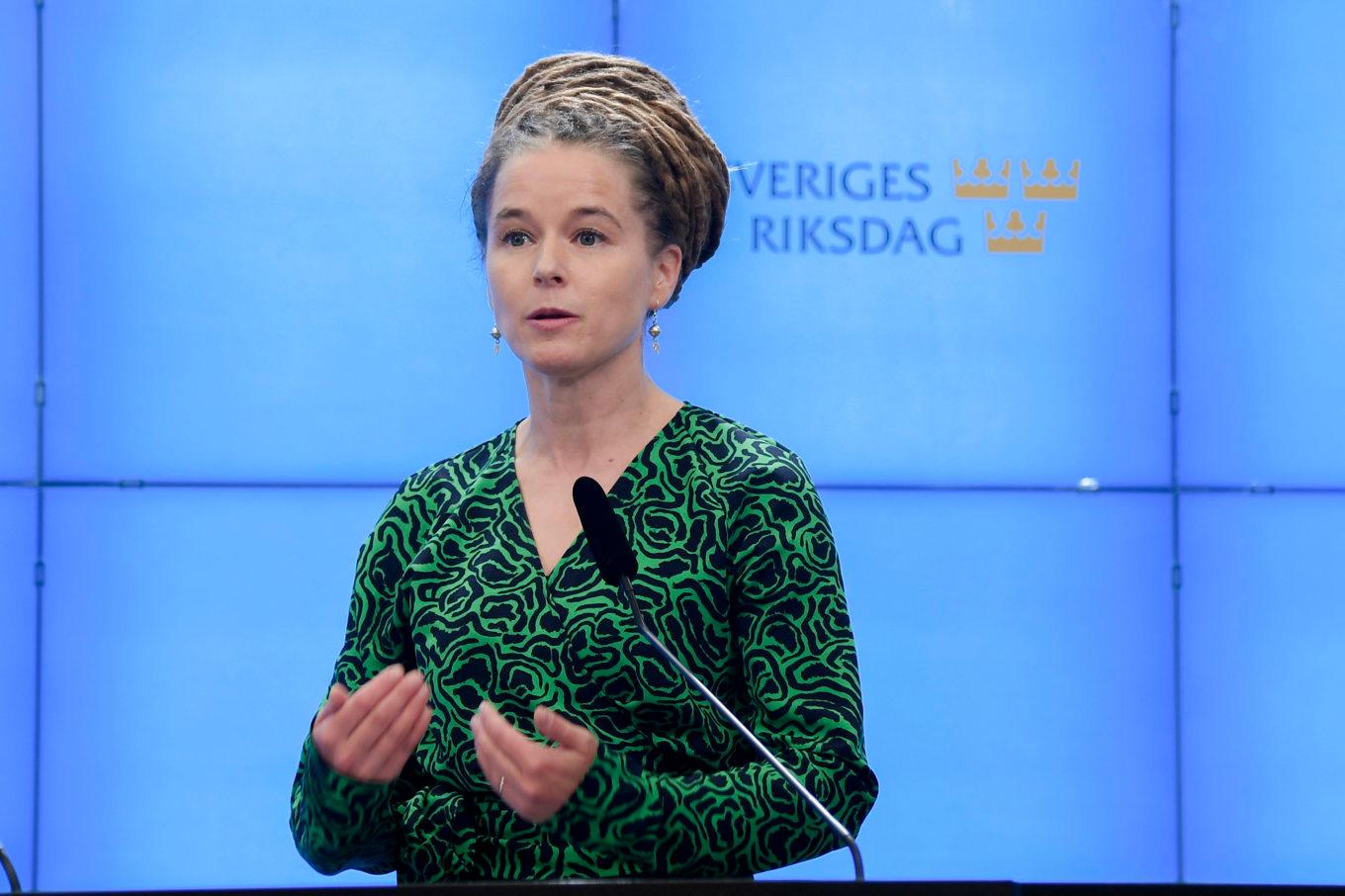 Amanda Lind (MP). Arkivbild. Foto: Fredrik Surell/TT