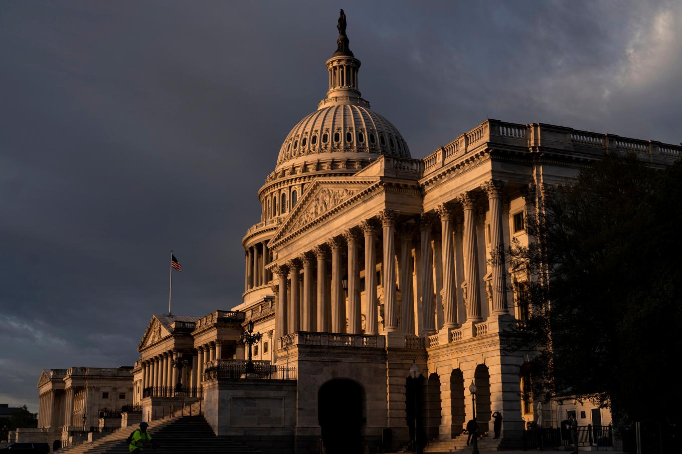 USA:s kongress är överens om en tillfällig finansieringsåtgärd. Arkivbild. Foto: J. Scott Applewhite/AP/TT