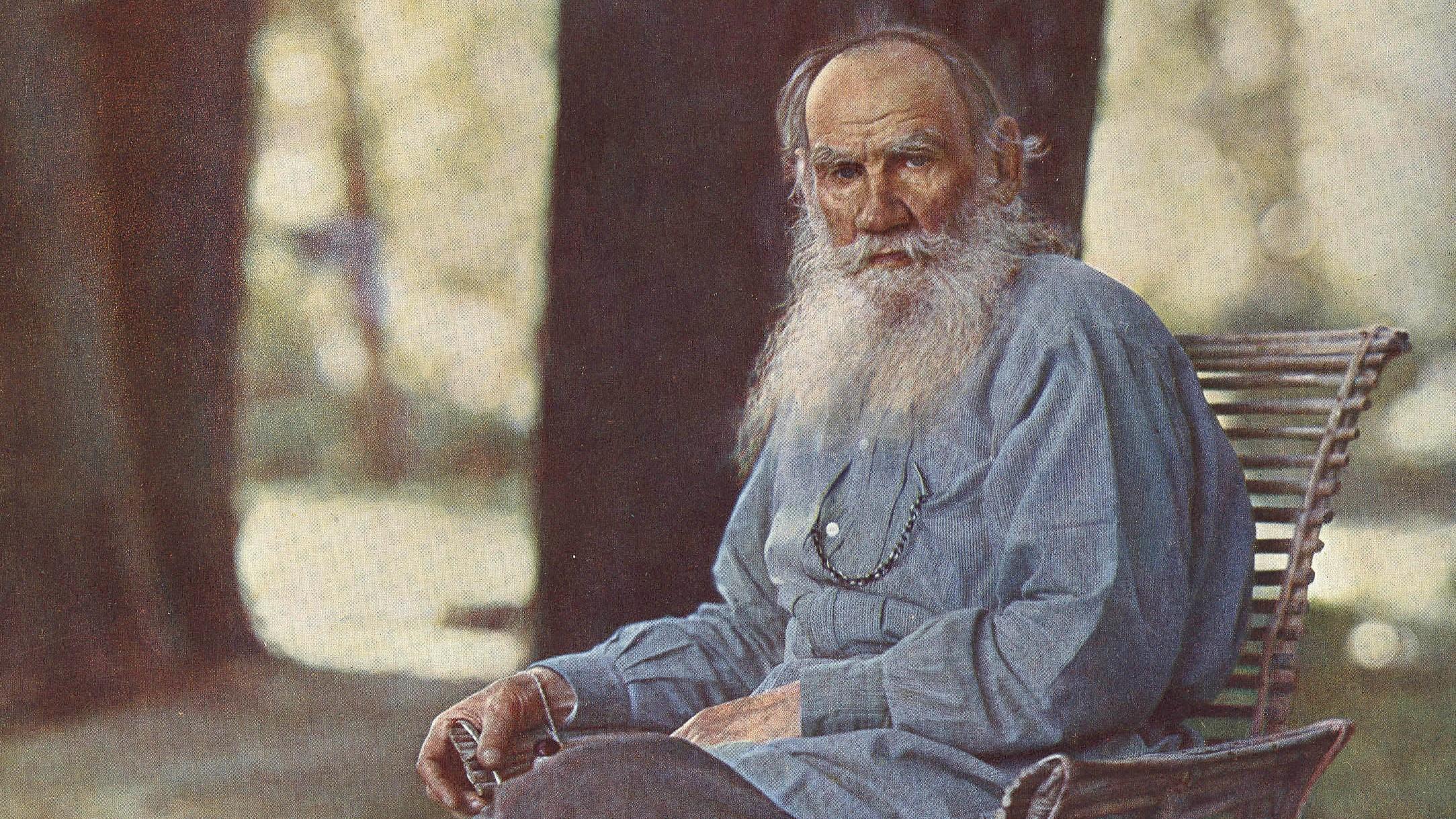 Leo Tolstoj, fotograferad den 23 maj 1908. Foto: Public Domain