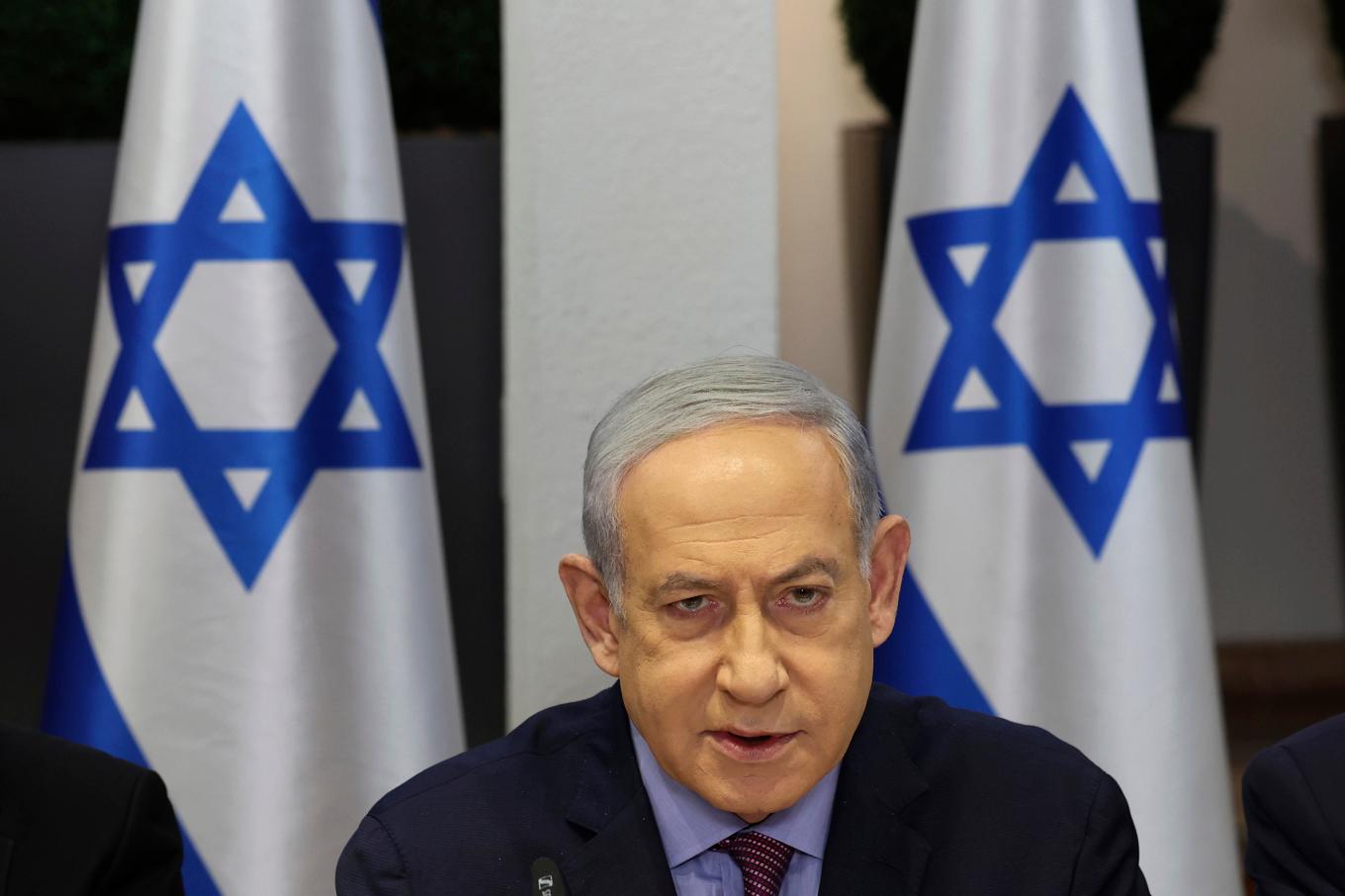 Israels premiärminister Benjamin Netanyahu skickar på nytt en delegation för förhandlingar på hög nivå. Arkivbild. Foto: Abir Sultan/poolfoto via AP/TT