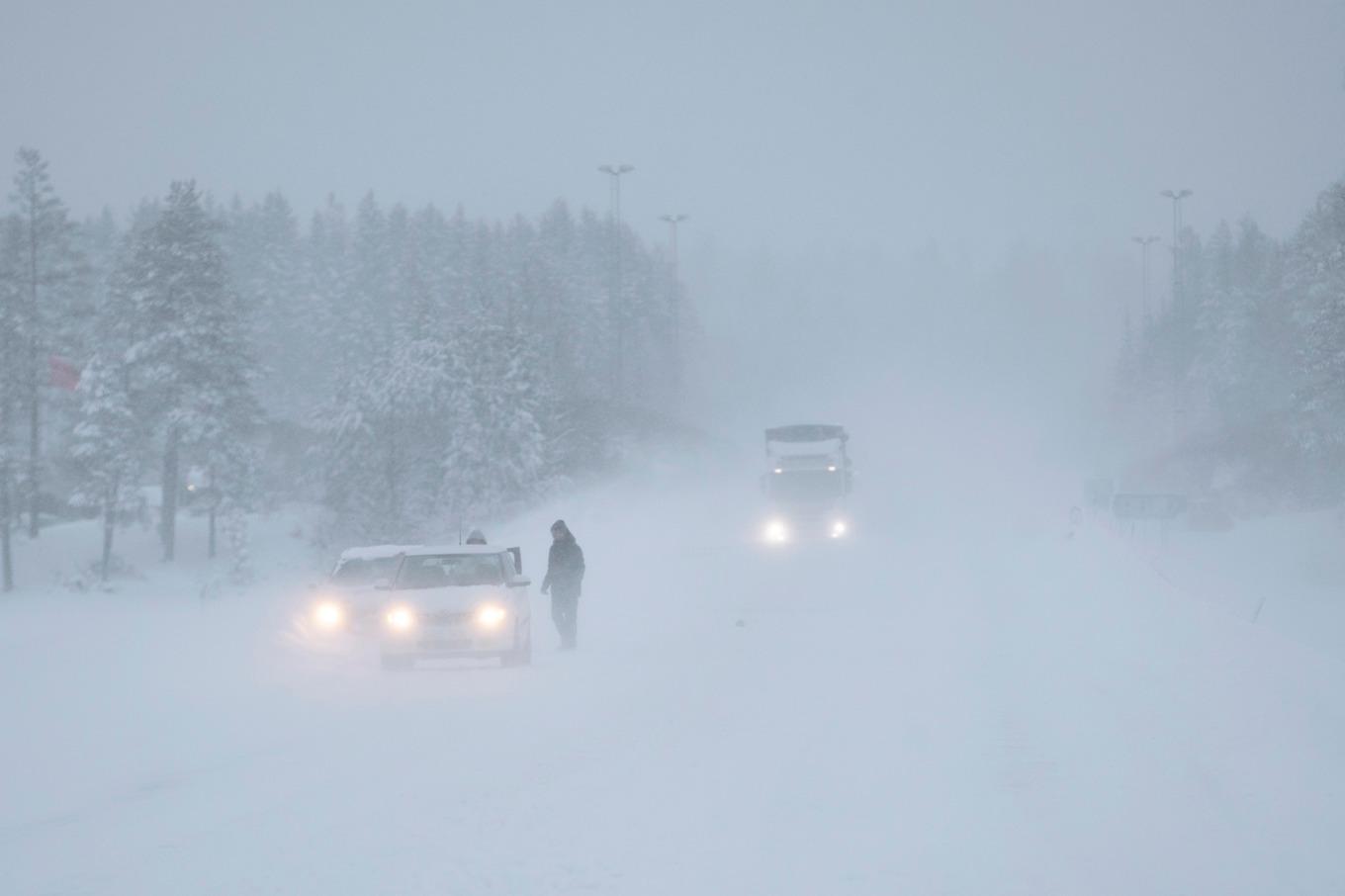 SMHI varnar för kraftigt snöoväder i delar av Götaland. Arkivbild. Foto: Mats Andersson/TT