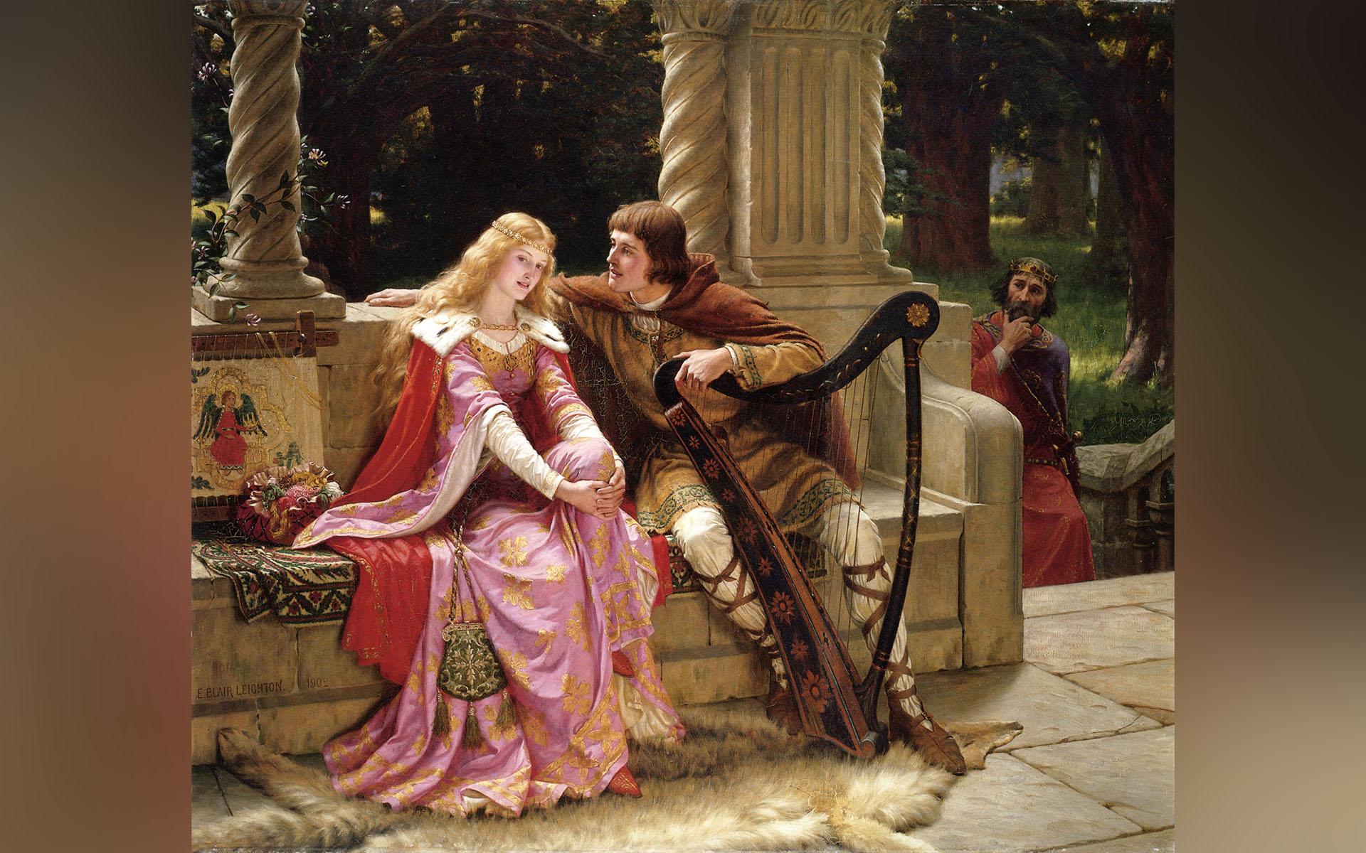 Tristan och Isolde av Frederic Leighton (1830–1896). Foto: Public Domain