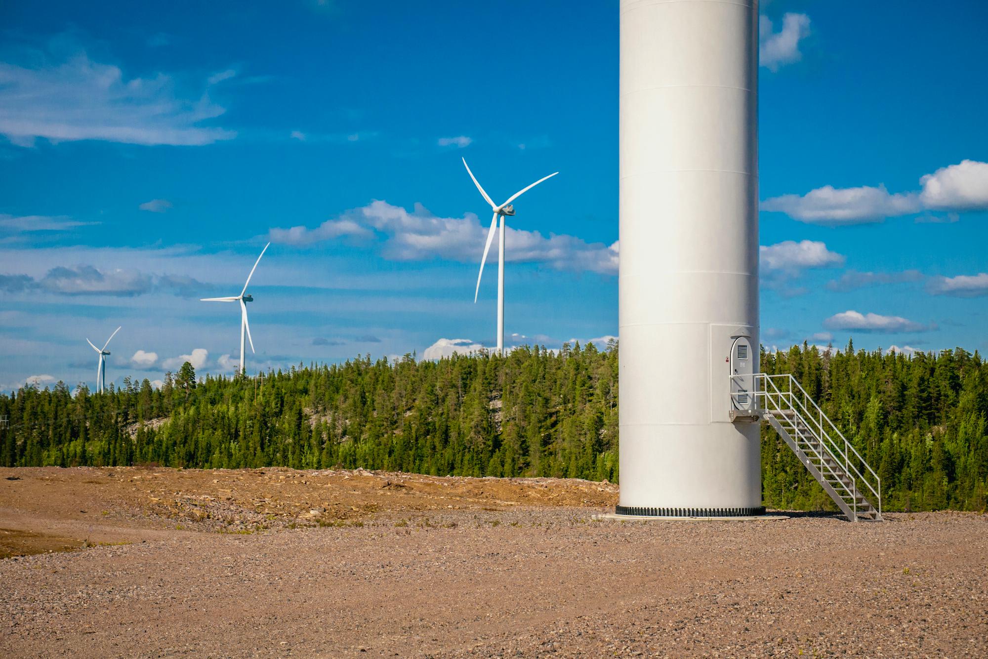 Lehtirova vindkraftspark med sina 40 turbiner i Norrbottens län, är en av de anläggningar som år efter år gått med förlust. Foto: Bilbo Lantto