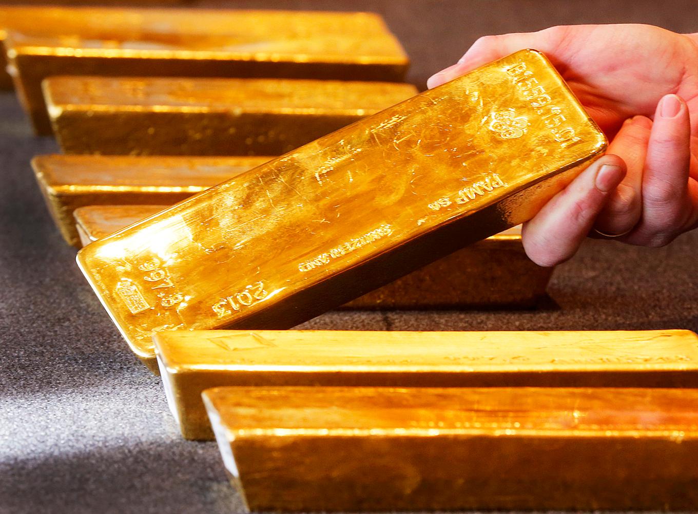 Kinas centralbank sitter på stora mängder guld. Arkivbild. Foto: Michael Probst/AP/TT
