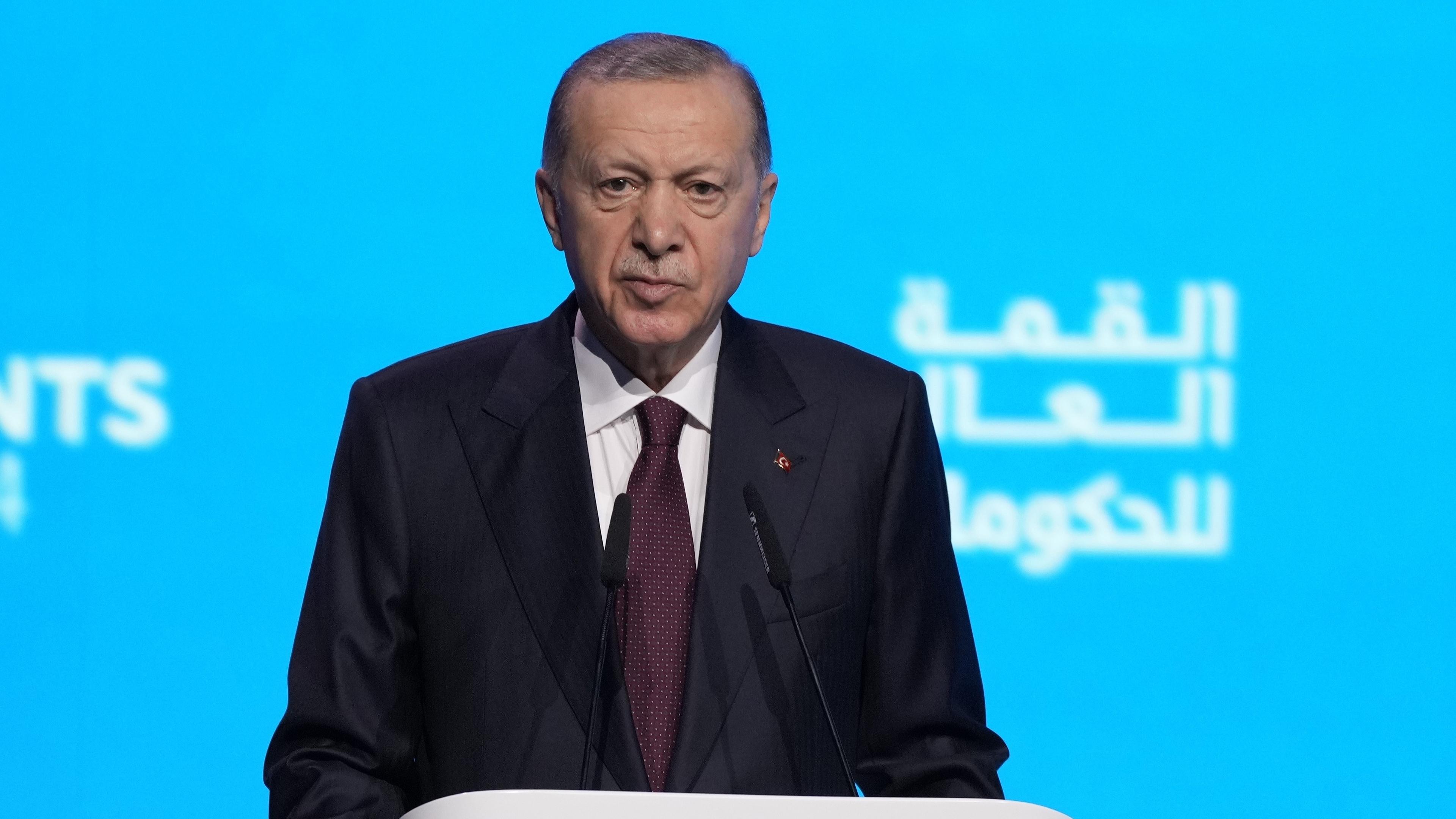 Turkiets president Recep Tayyip Erdogan. Arkivbild. Foto: Kamran Jebreili/AP/TT