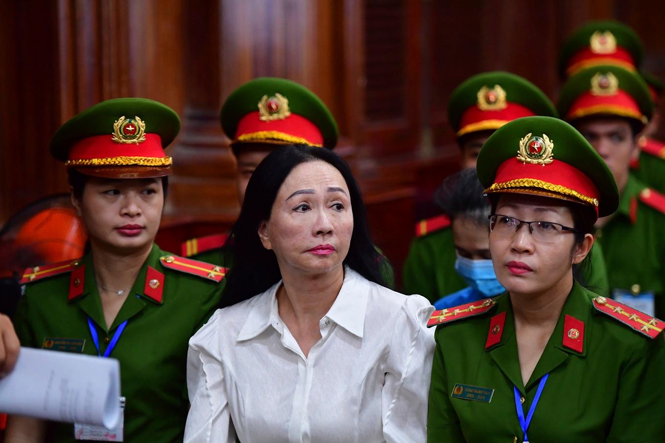 Affärskvinnan Truong My Lan döms till döden av en domstol i Ho Chi Minh-staden. Foto: Thanh Tung/AP/TT