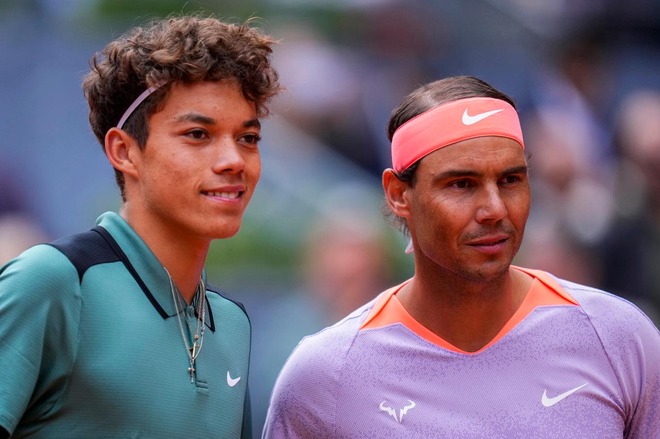 Darwin Blanch mötte Rafael Nadal. Foto: Manu Fernandez/AP/TT