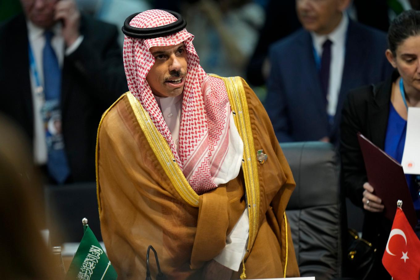 Saudiarabiens utrikesminister Faisal bin Farhan. Arkivbild. Foto: Silvia Izquierdo/AP/TT