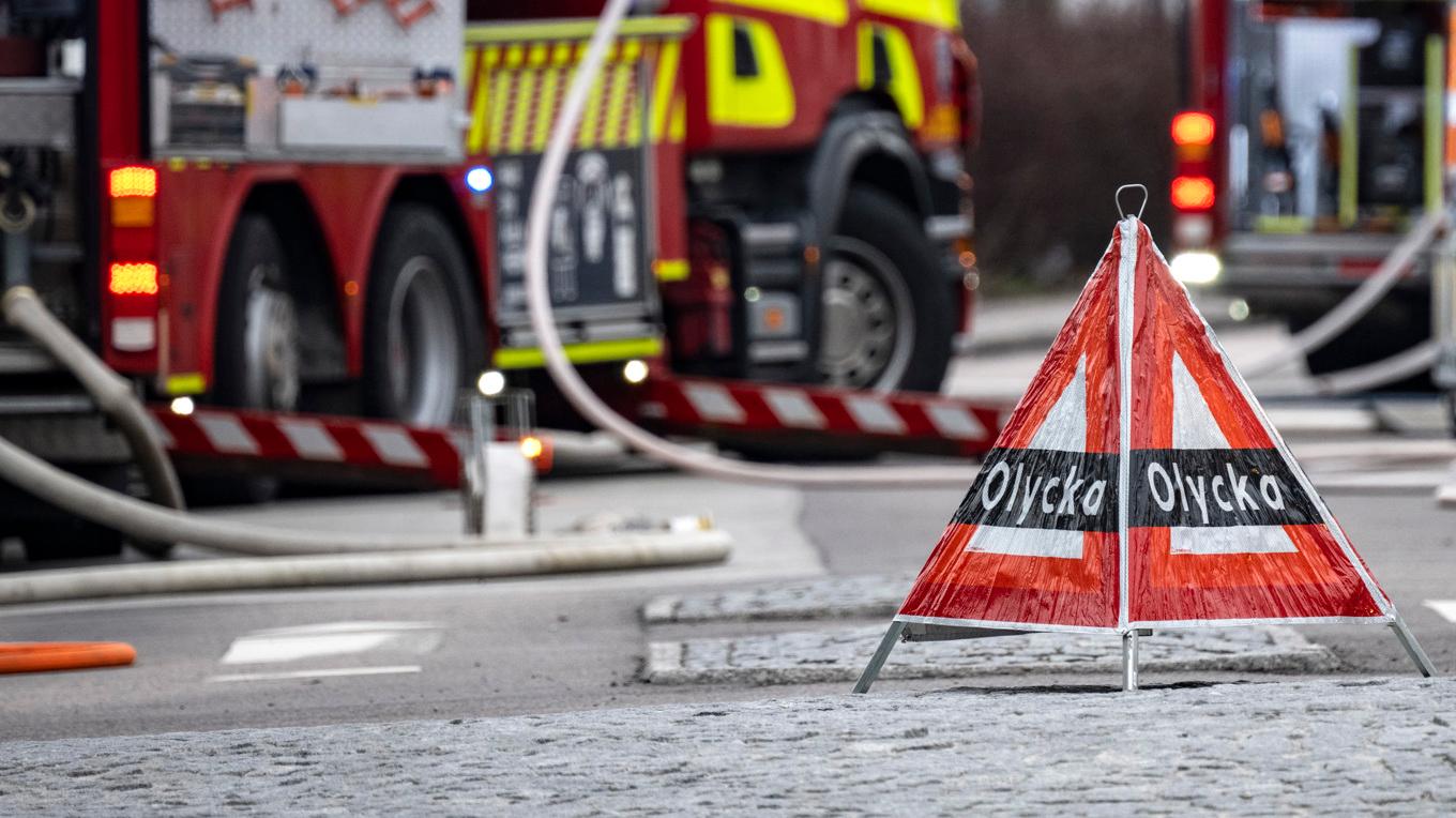 En gasbehållare i en minibuss har exploderat i Nybro. Arkivbild. Foto: Johan Nilsson/TT