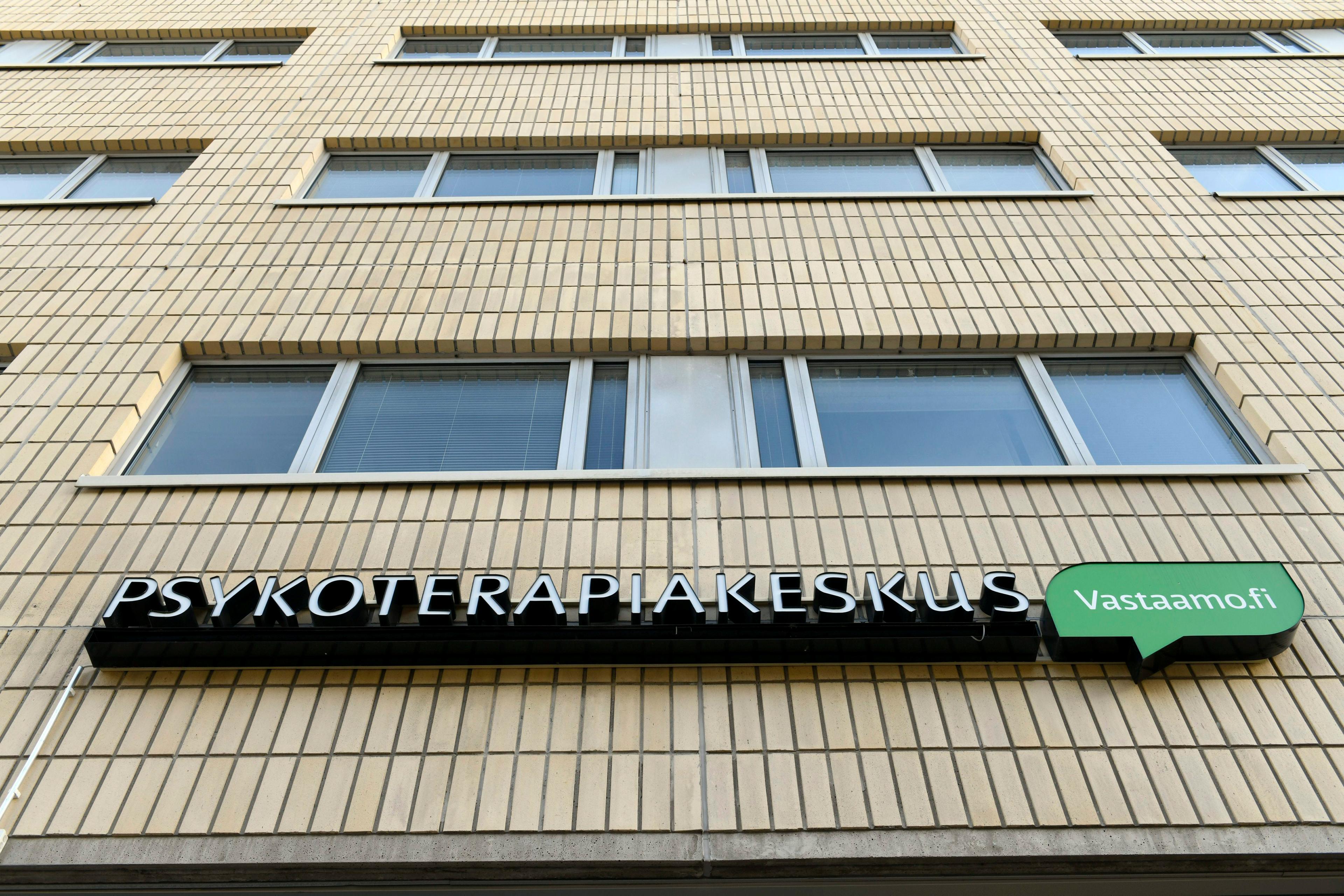 Det privata finländska psykoterapiföretaget Vastaamo vars patienter drabbades av dataintrånget. Arkivbild. Foto: Heikki Saukkomaa/Lehtikuva/AP/TT