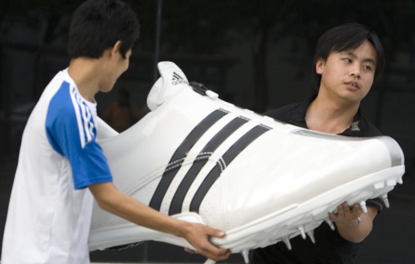 Adidas rapporterar en stigande vinst. Arkivbild. Foto: Alexander F. Yuan/AP/TT