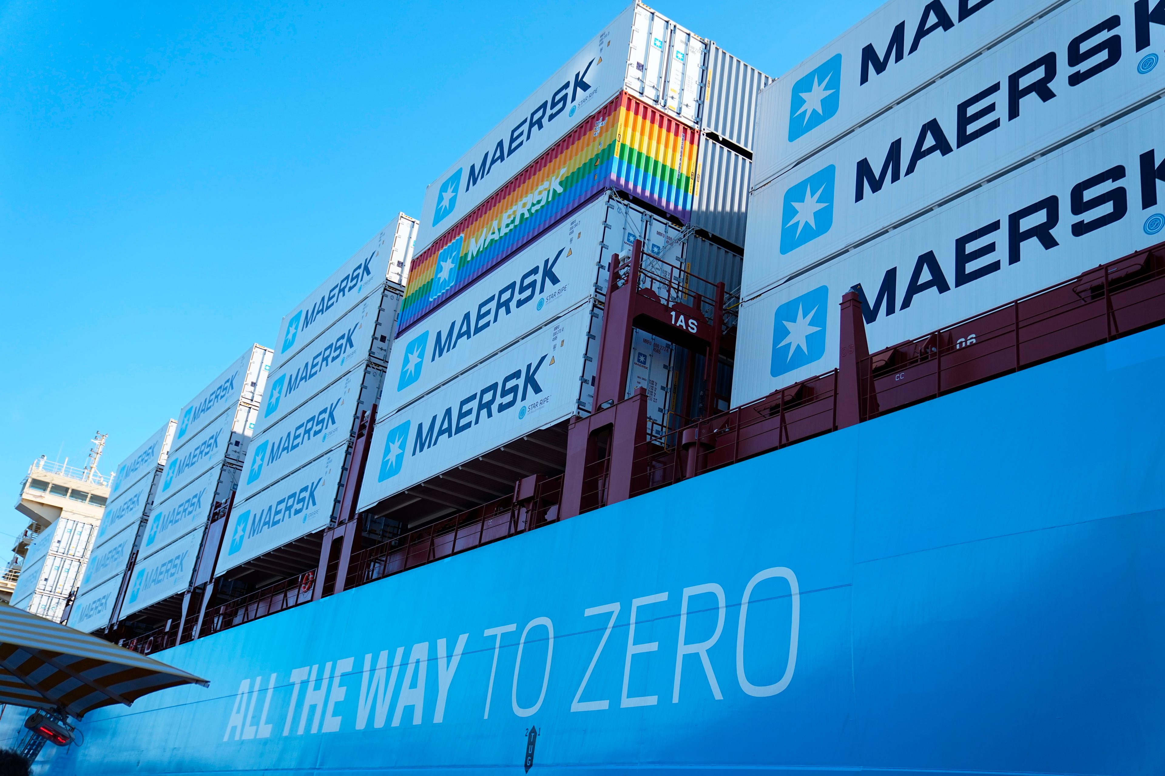 Danska Maersk har redovisat delårssiffror. Arkivbild. Foto: Mads Claus Rasmussen/Ritzau/TT
