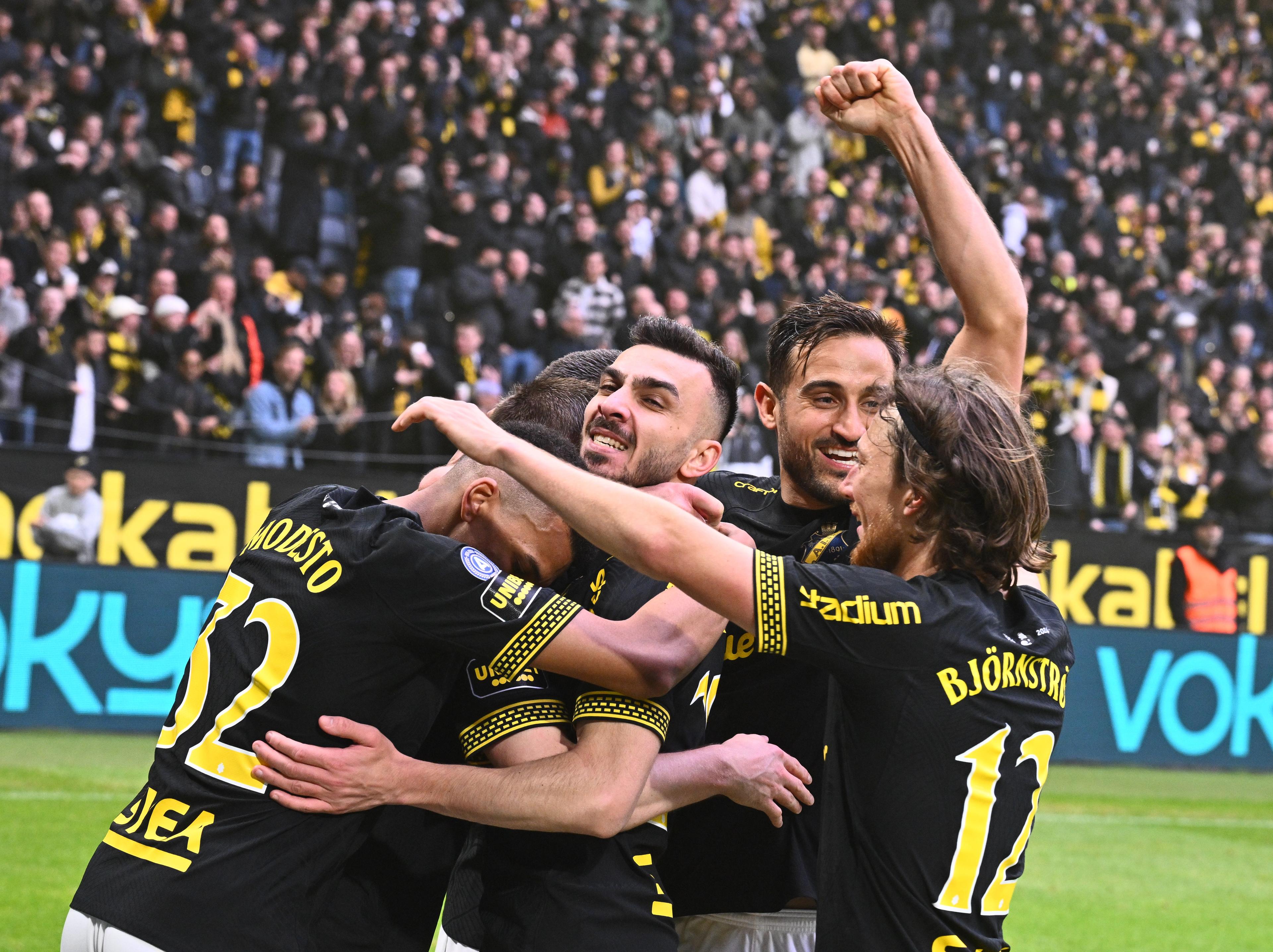AIK slog Norrköping med 6-2. Foto: Claudio Bresciani/TT