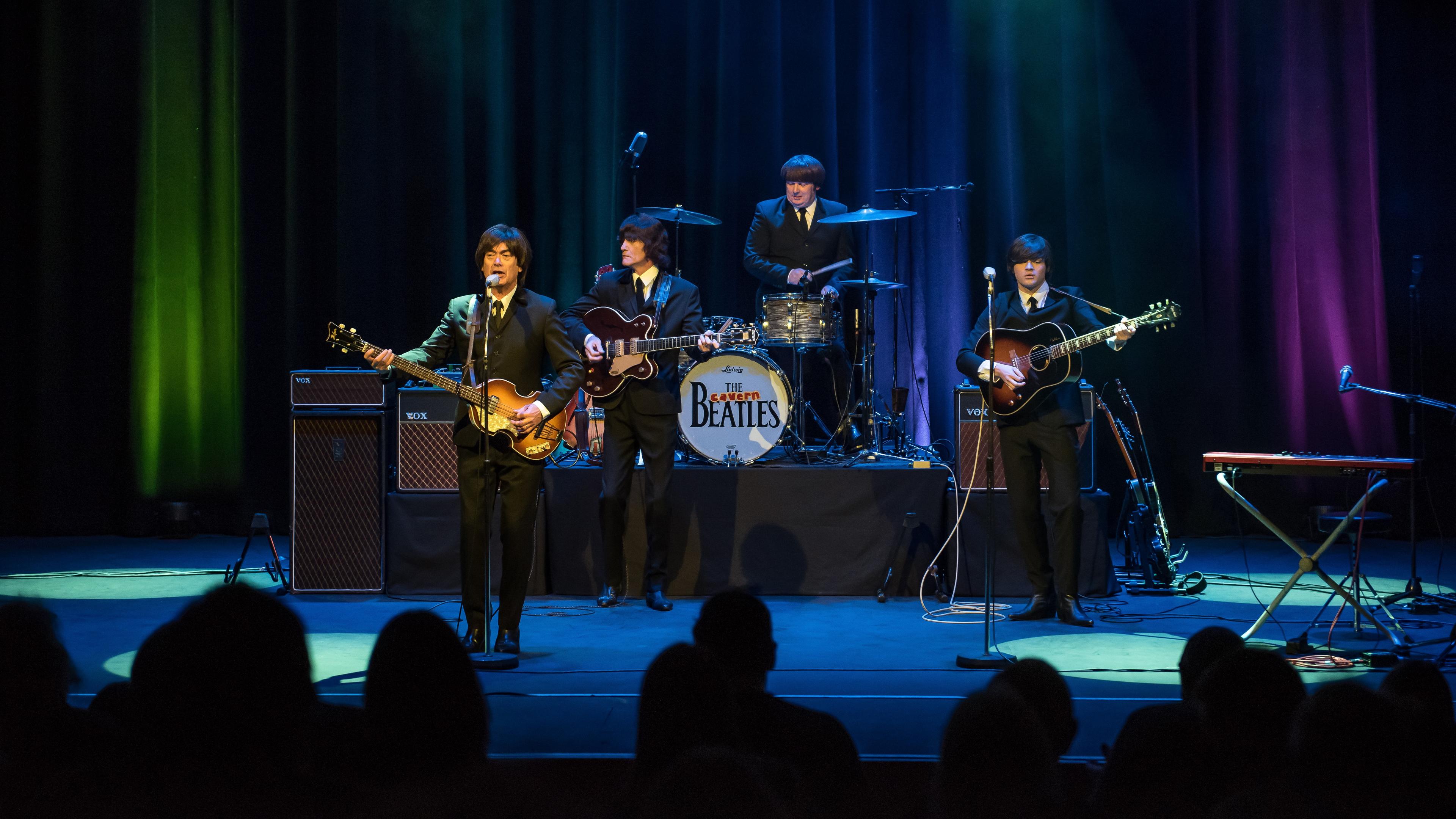 The Cavern Beatles minns med sin nuvarande turné The Beatles turnéår 1963–1966. I showen framförs både välkända och mindre kända Beatleslåtar. Foto: The Cavern Beatles