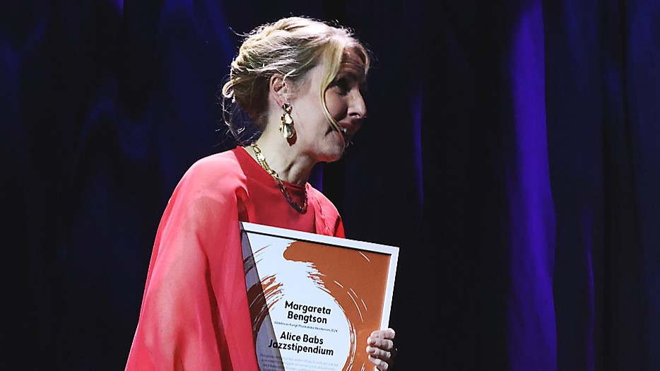 Bengtson får Alice Babs-stipendiet.
Foto: Kungliga Musikaliska Akademien