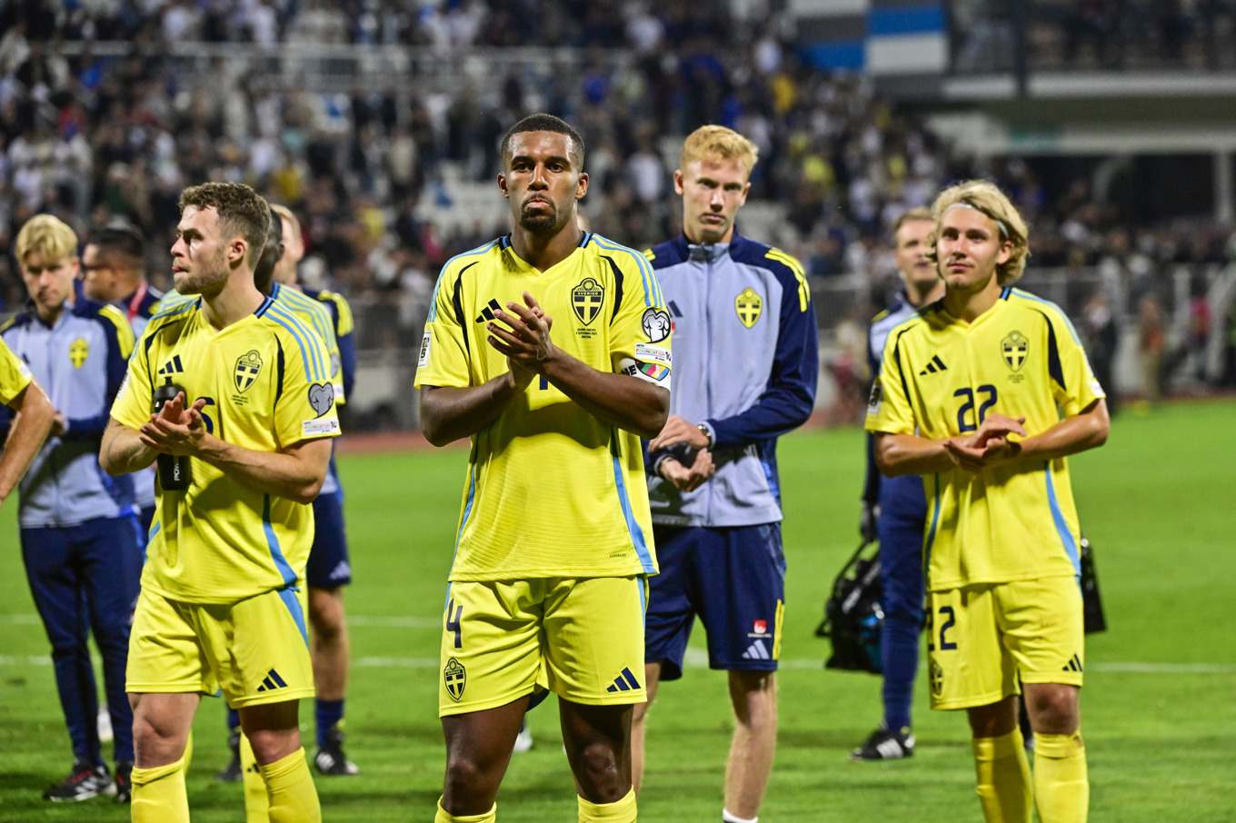 Sverige föll med 0–2 borta mot Kosovo i VM-kvalet. Foto: Jonas Ekströmer/TT