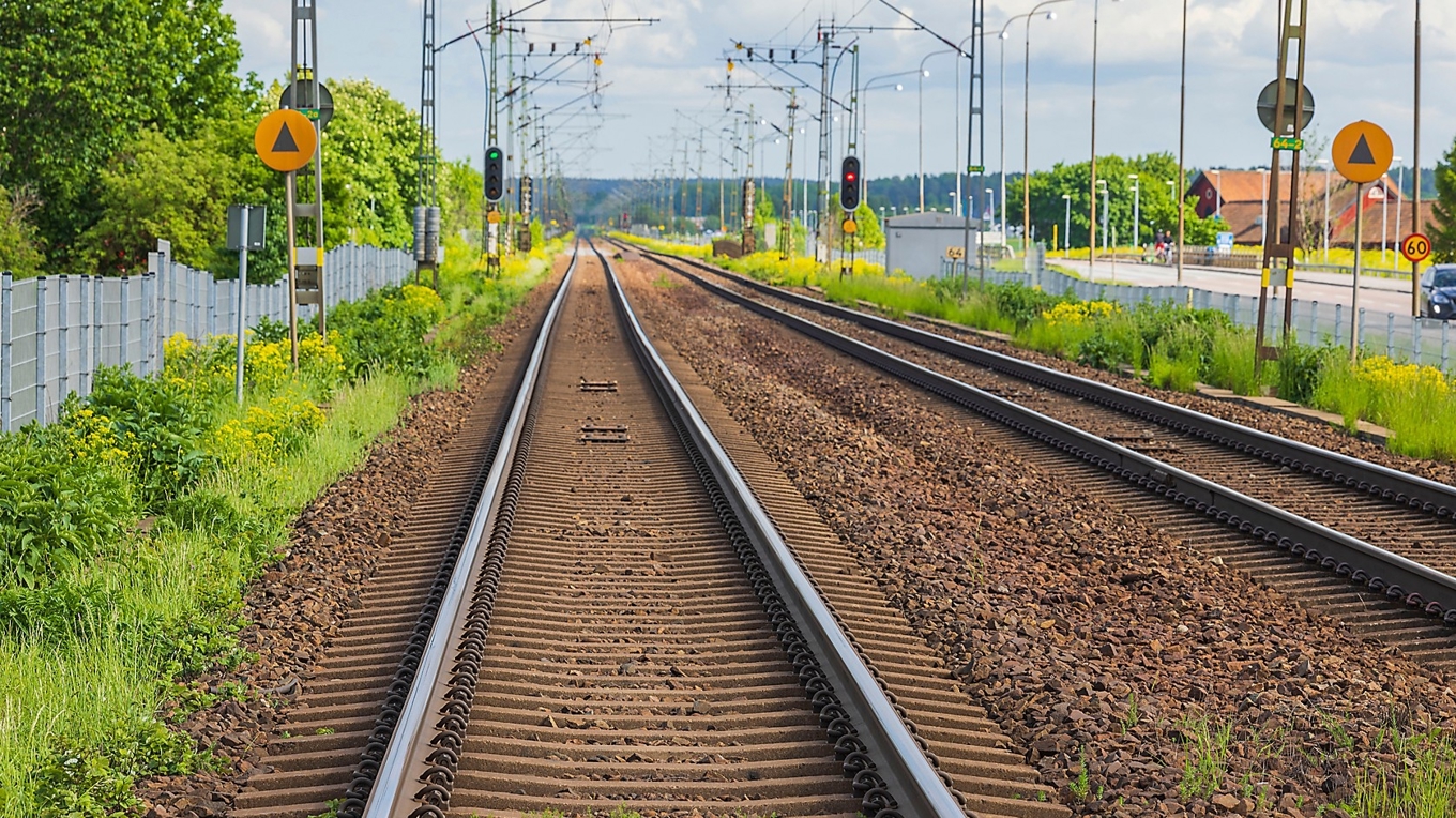 En järnväg är en järnväg även på tyska, vilket kåsören fick erfara. Foto: Shutterstock