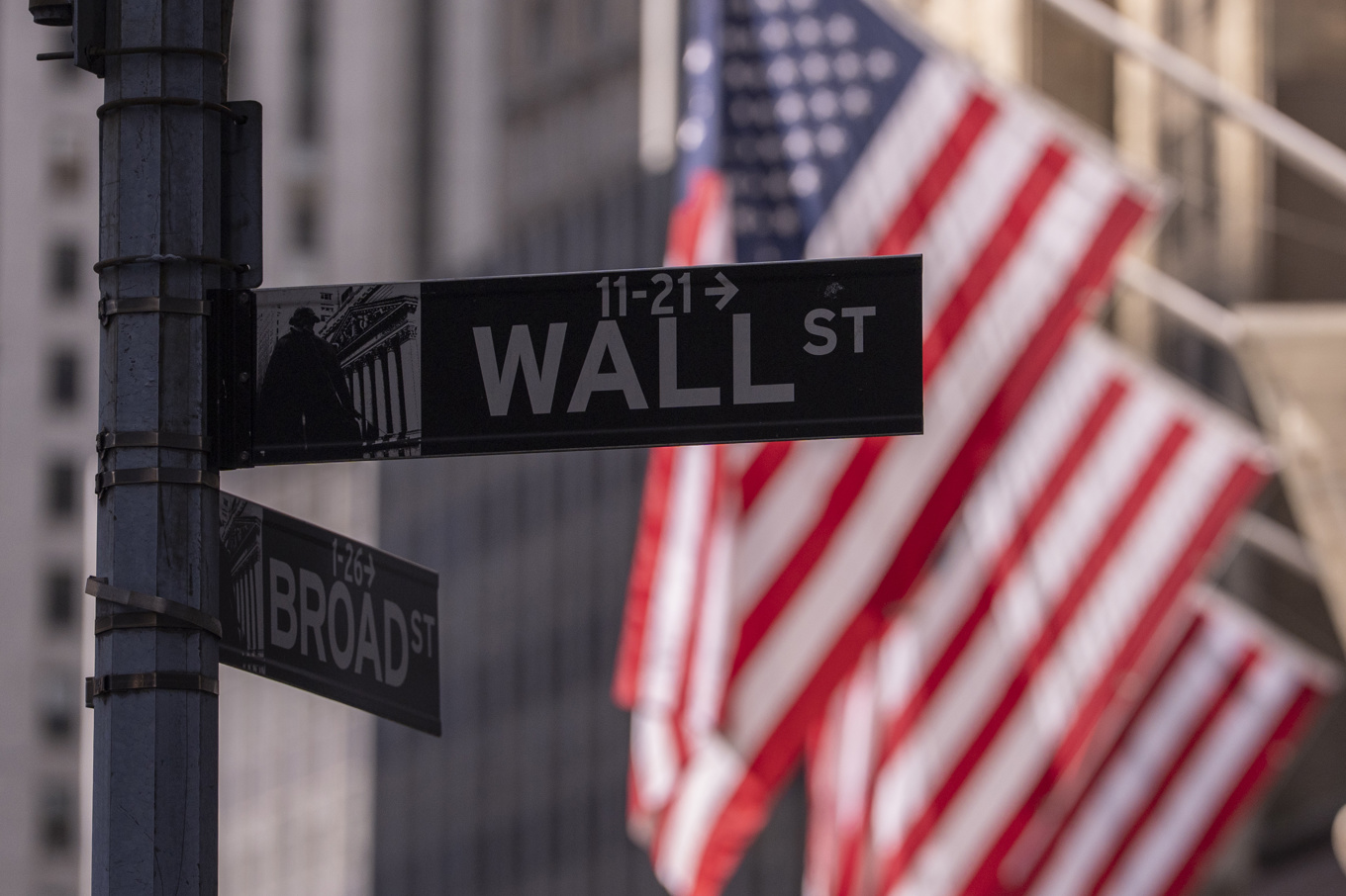 Handeln var blandade på Wall Street under måndagen. Arkivbild. Foto: Yuki Iwamura/AP/TT