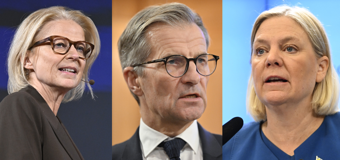 Riksbankschef Erik Thedéen håller inte med om kritiken mot bankernas boräntenivåer som kommit från bland andra finansminister Elisabeth Svantesson (M) och S-ledaren Magdalena Andersson. Foto: TT