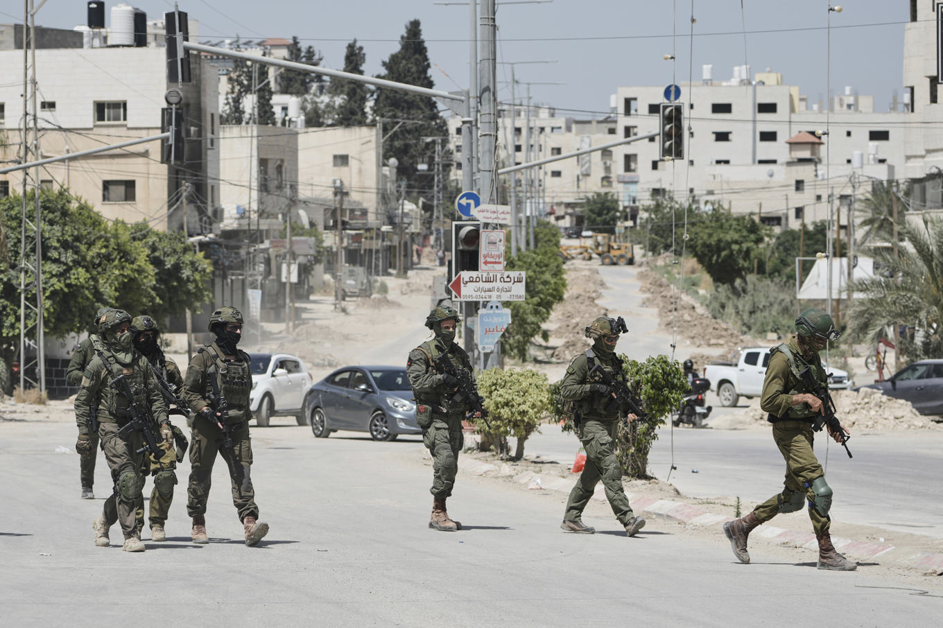 Israeliska soldater på det ockuperade Västbanken. Arkivbild. Foto: Majdi Mohammed/AP/TT