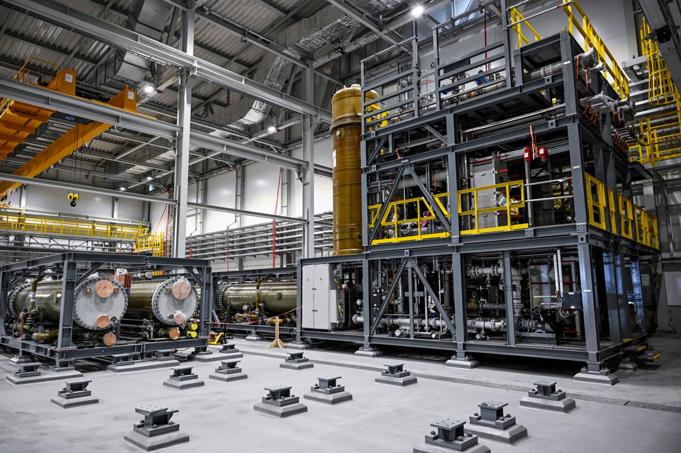 Ett av Stegras stora projekt är att få färdigt ett varmvalsningsverk för produktion av så kallat grönt stål i Boden. Arkivbild Foto: Pontus Lundahl/TT