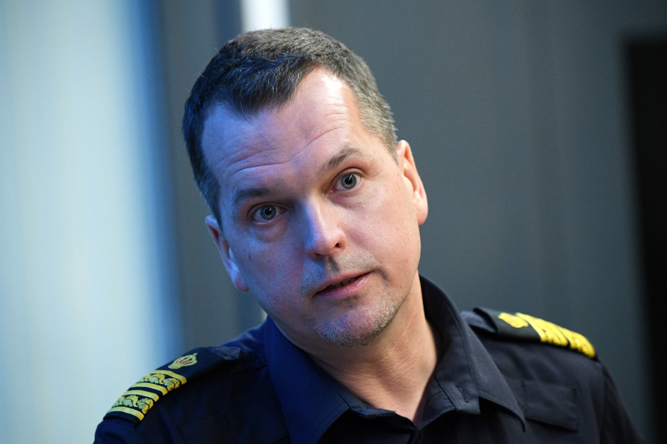 Mats Karlsson, chef för polisens underrättelseenhet i region Syd, tror inte på någon märkbar effekt i Sverige av det danska Bandidosförbudet. Arkivbild. Foto: Johan Nilsson/TT