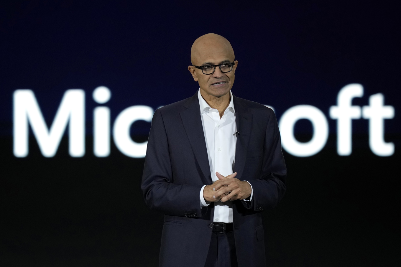 Microsofts vd Satya Nadella. Arkivbild. Foto: Dita Alangkara/AP/TT