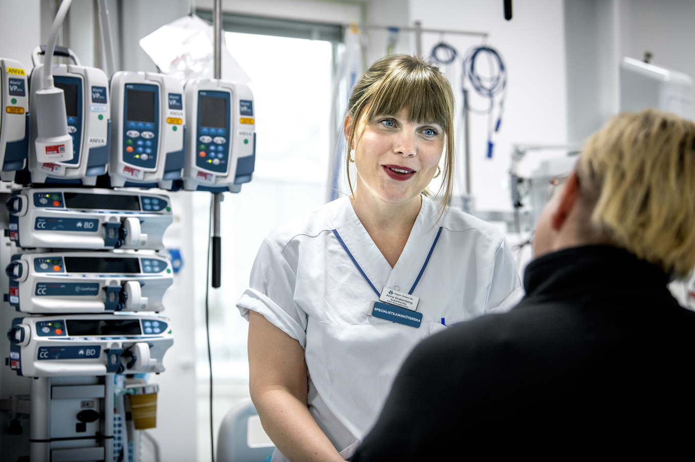 Anna Drakenberg är sjuksköterska och forskare, och intresserar sig för hur anhöriga bemöts i vården.
FOTO: HÅKAN RISBERG