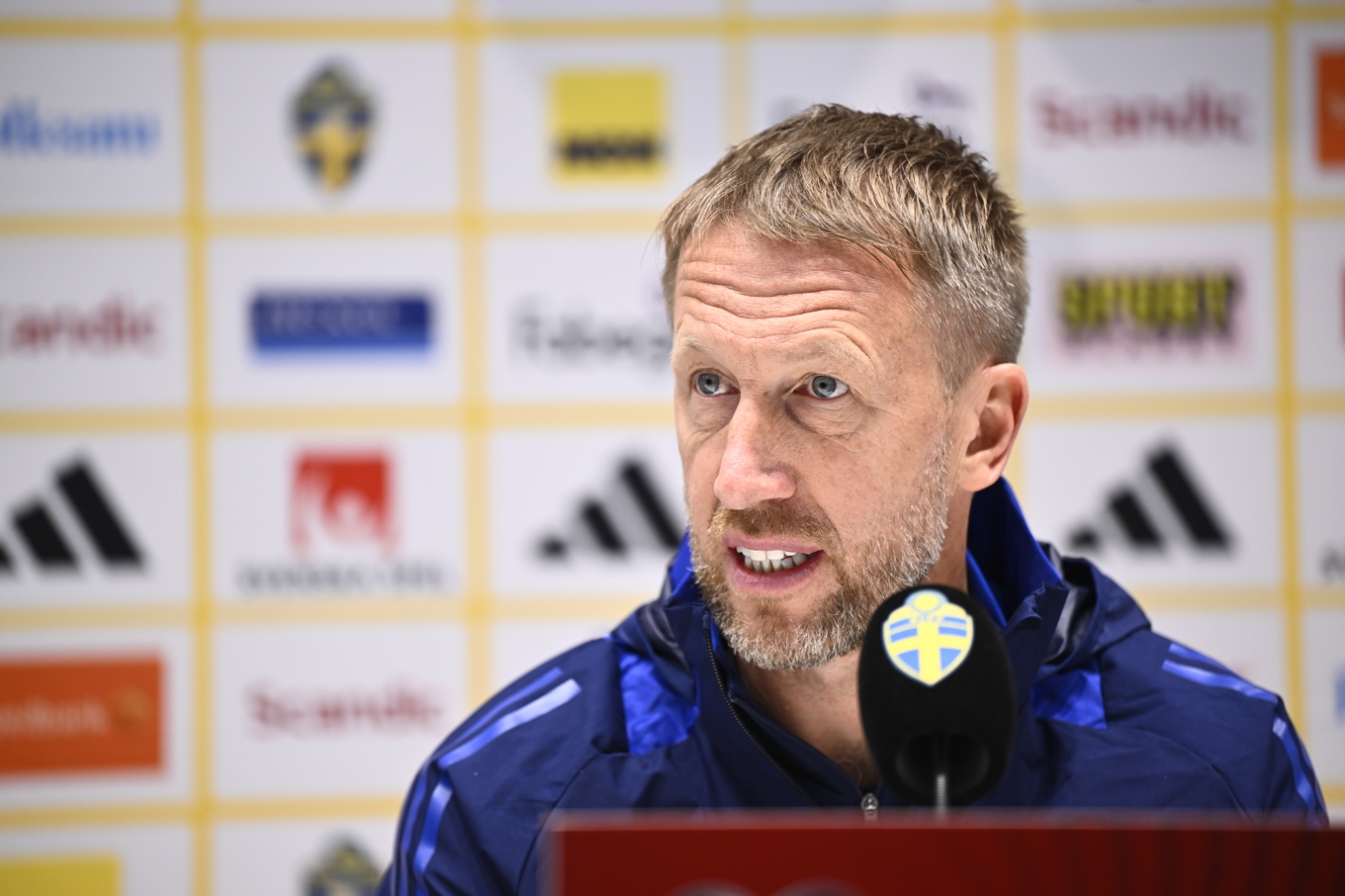 Förbundskapten Graham Potter. Foto: Henrik Montgomery/TT