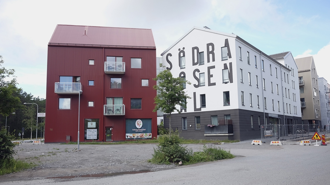 Rosendal i Uppsala är tänkt att bli ett heterogent och hållbart bostadsområde för en blandad befolkning. Hittills har mest höghus byggts. Foto: Johan Jönsson